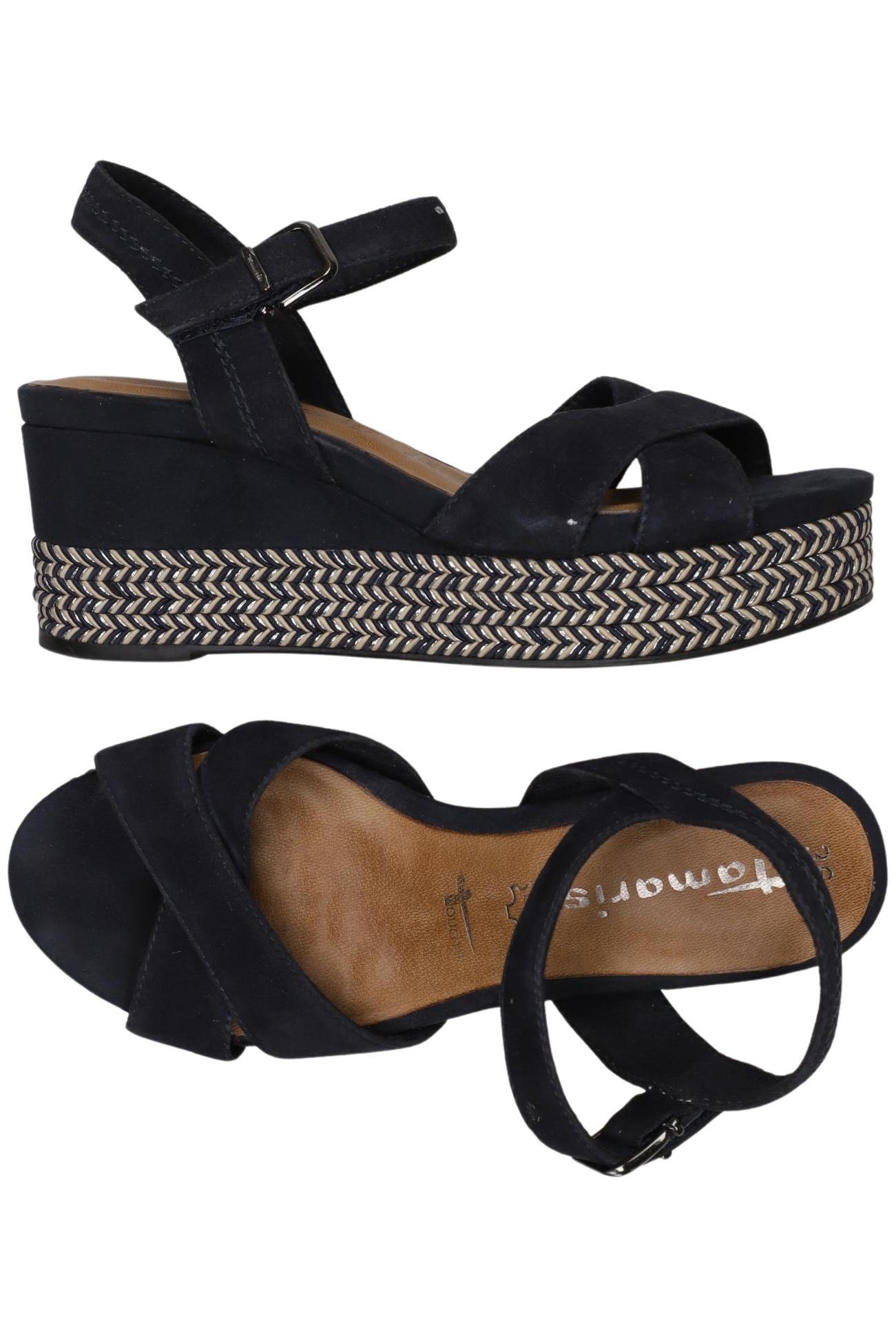 

Tamaris Damen Sandale, marineblau, Gr. 36
