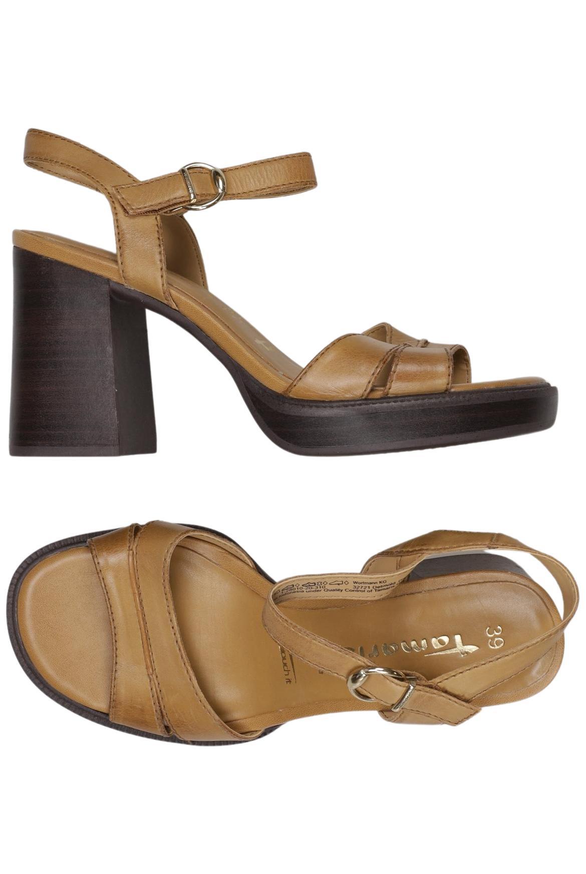 

Tamaris Damen Sandale, braun, Gr. 39