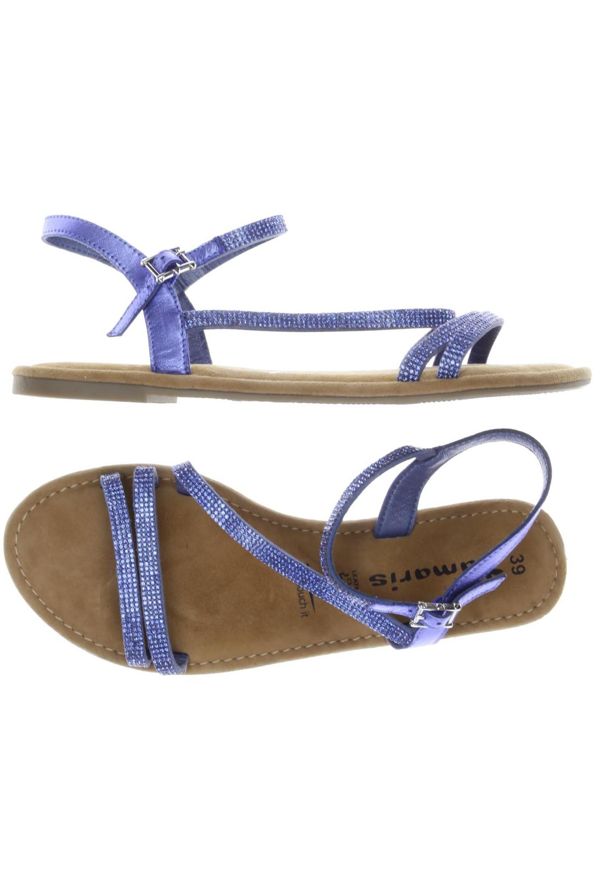 

Tamaris Damen Sandale, blau, Gr. 39