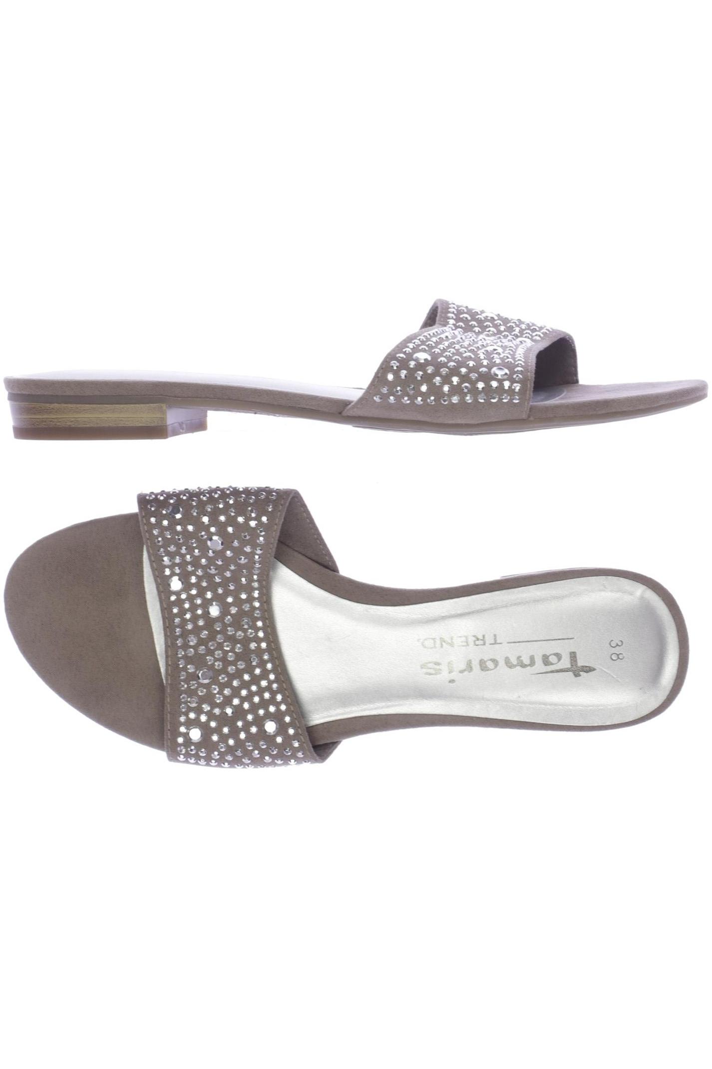 

Tamaris Damen Sandale, beige, Gr. 38