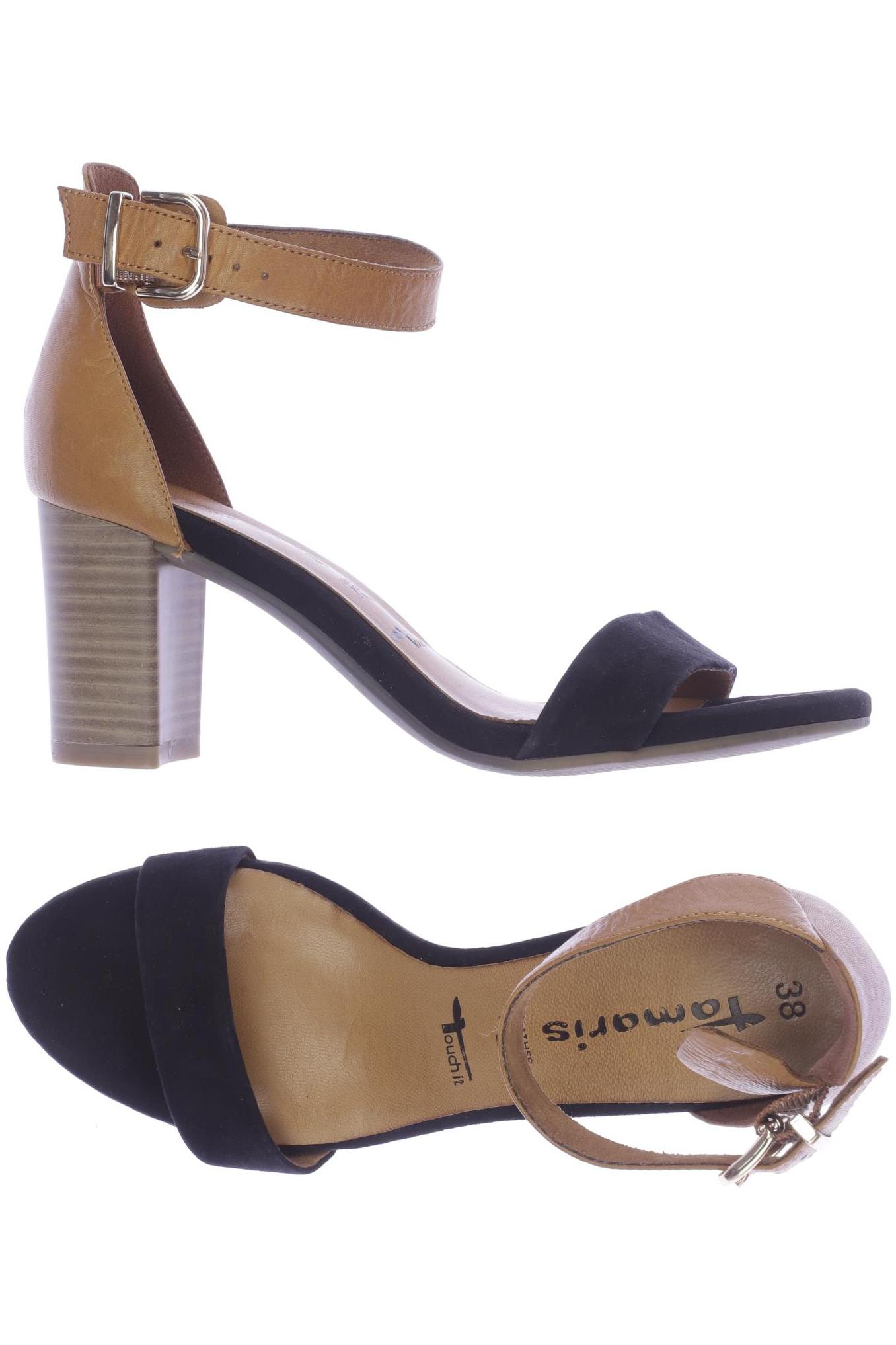 

Tamaris Damen Sandale, schwarz, Gr. 38