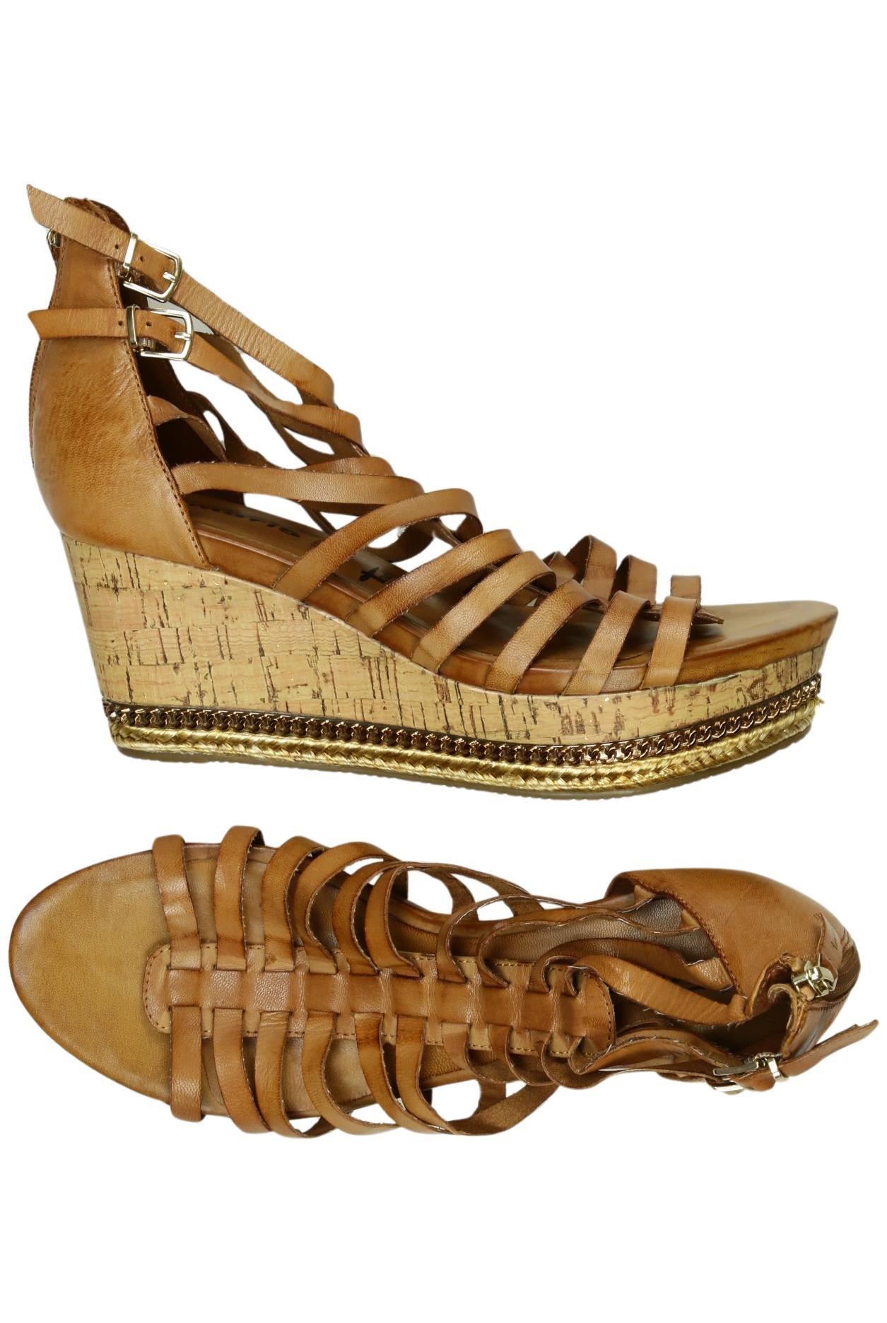 

Tamaris Damen Sandale, braun, Gr. 41