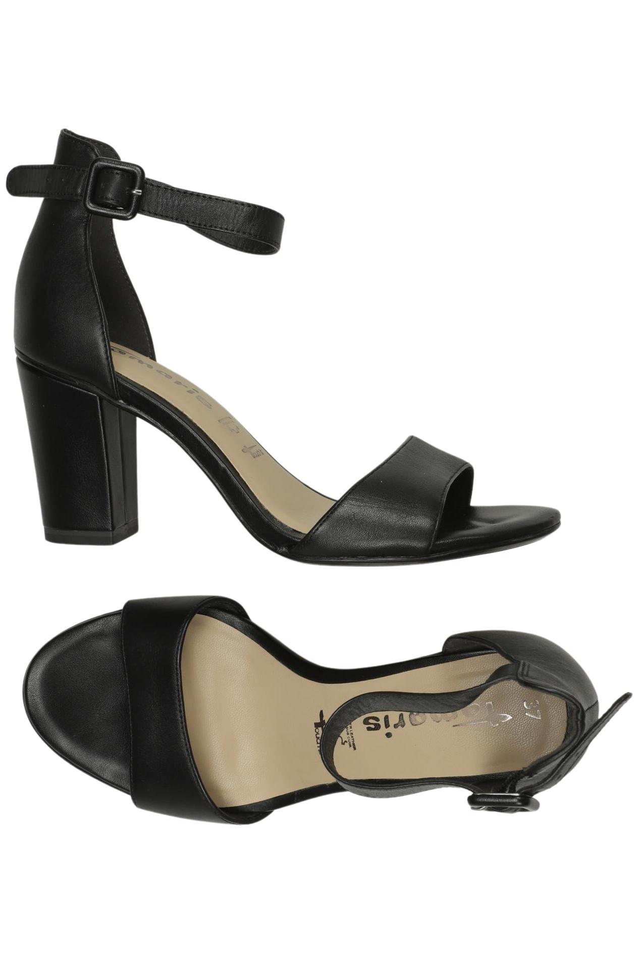 

Tamaris Damen Sandale, schwarz, Gr. 37