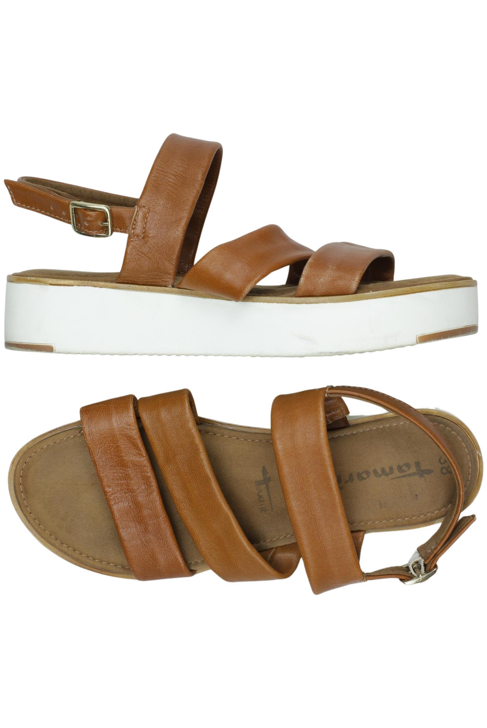 

Tamaris Damen Sandale, braun, Gr. 38