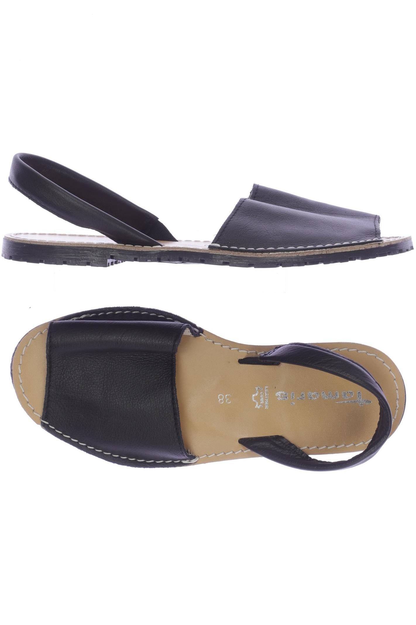 

Tamaris Damen Sandale, schwarz, Gr. 38