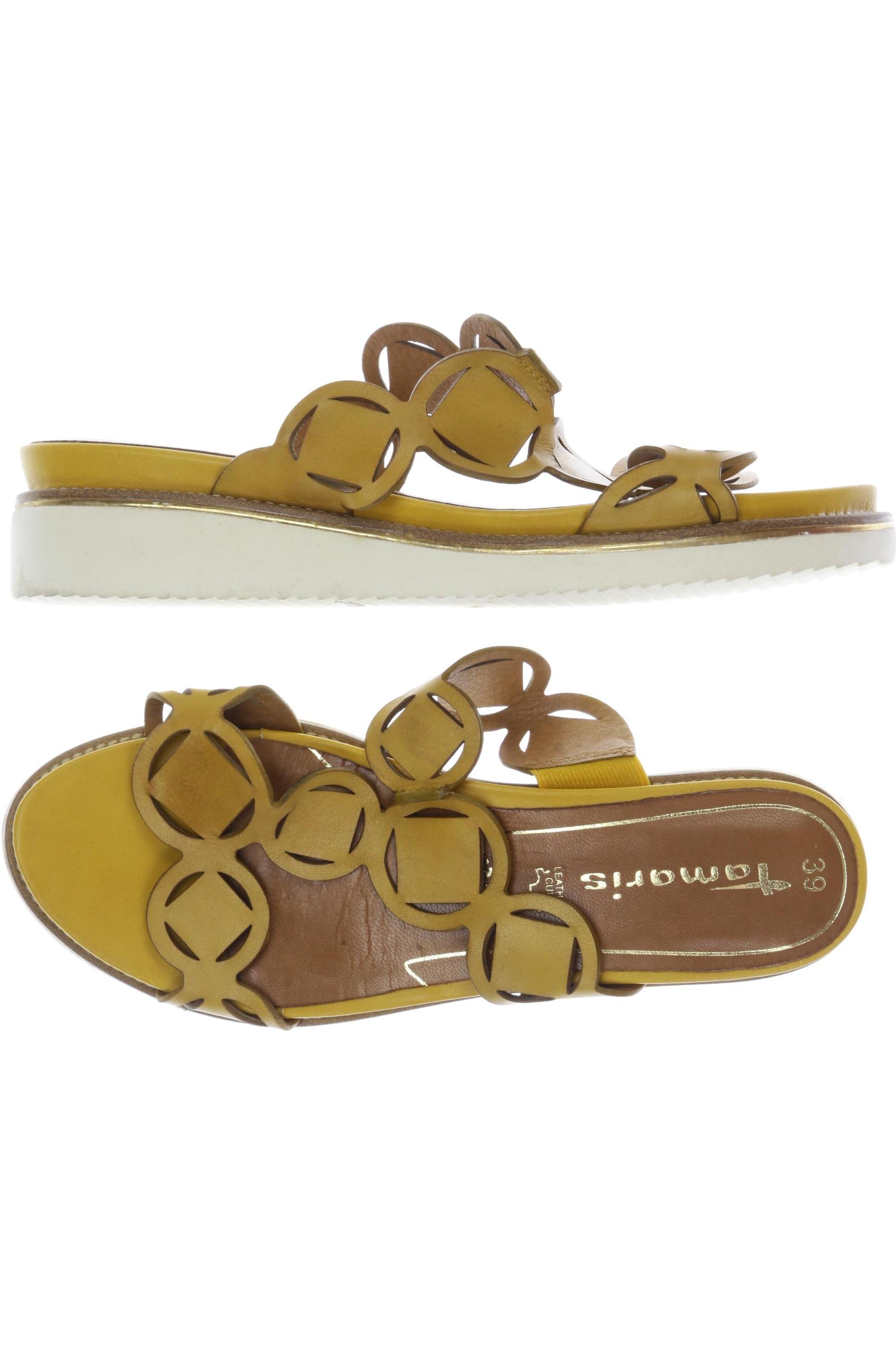 

Tamaris Damen Sandale, gelb, Gr. 39