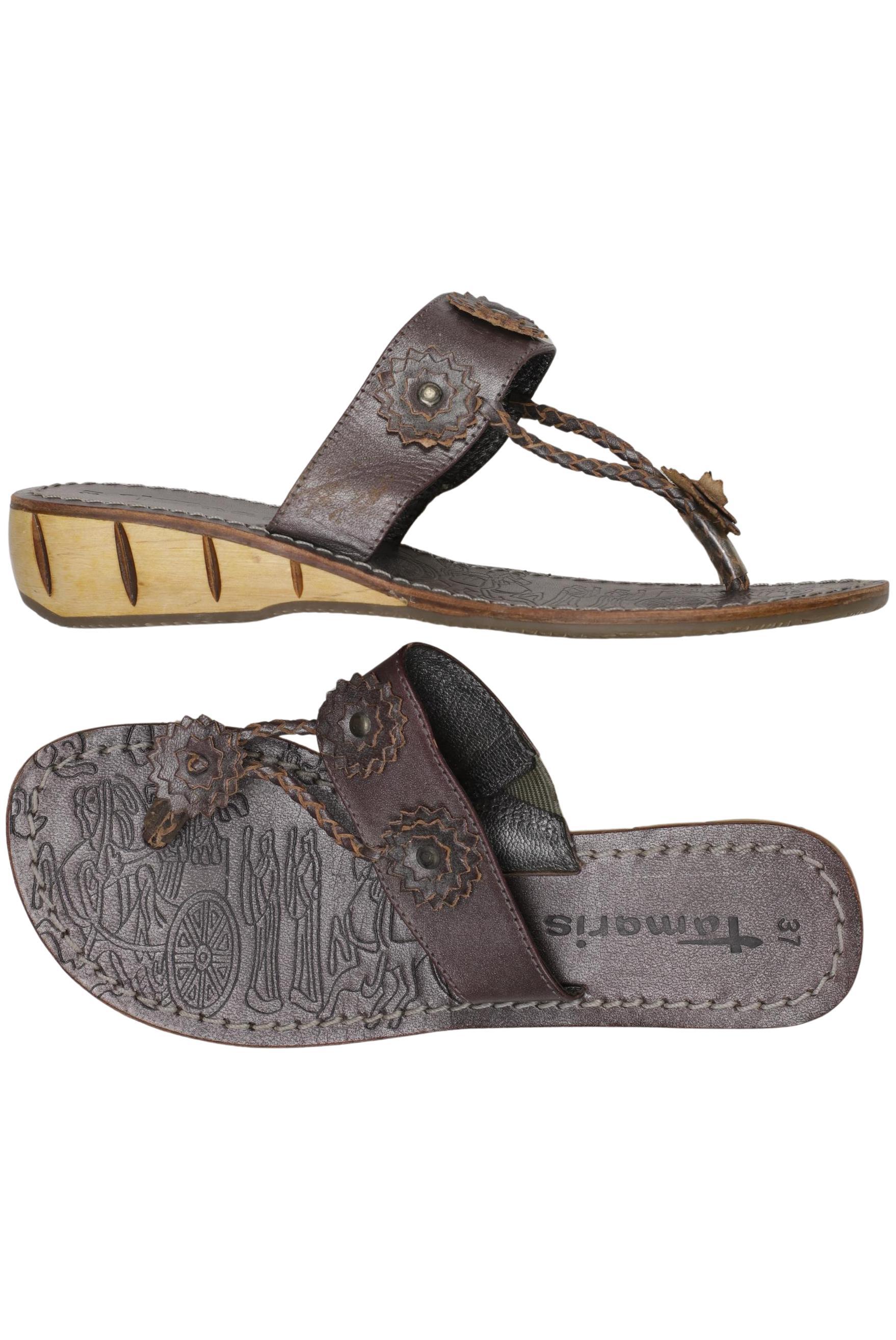 

Tamaris Damen Sandale, braun, Gr. 37