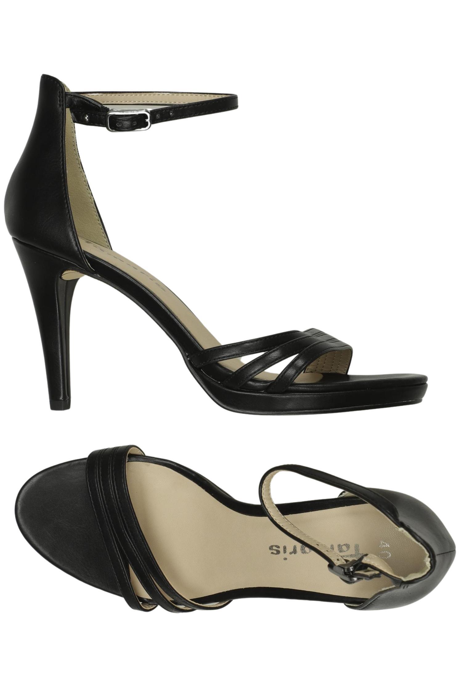 

Tamaris Damen Sandale, schwarz, Gr. 40