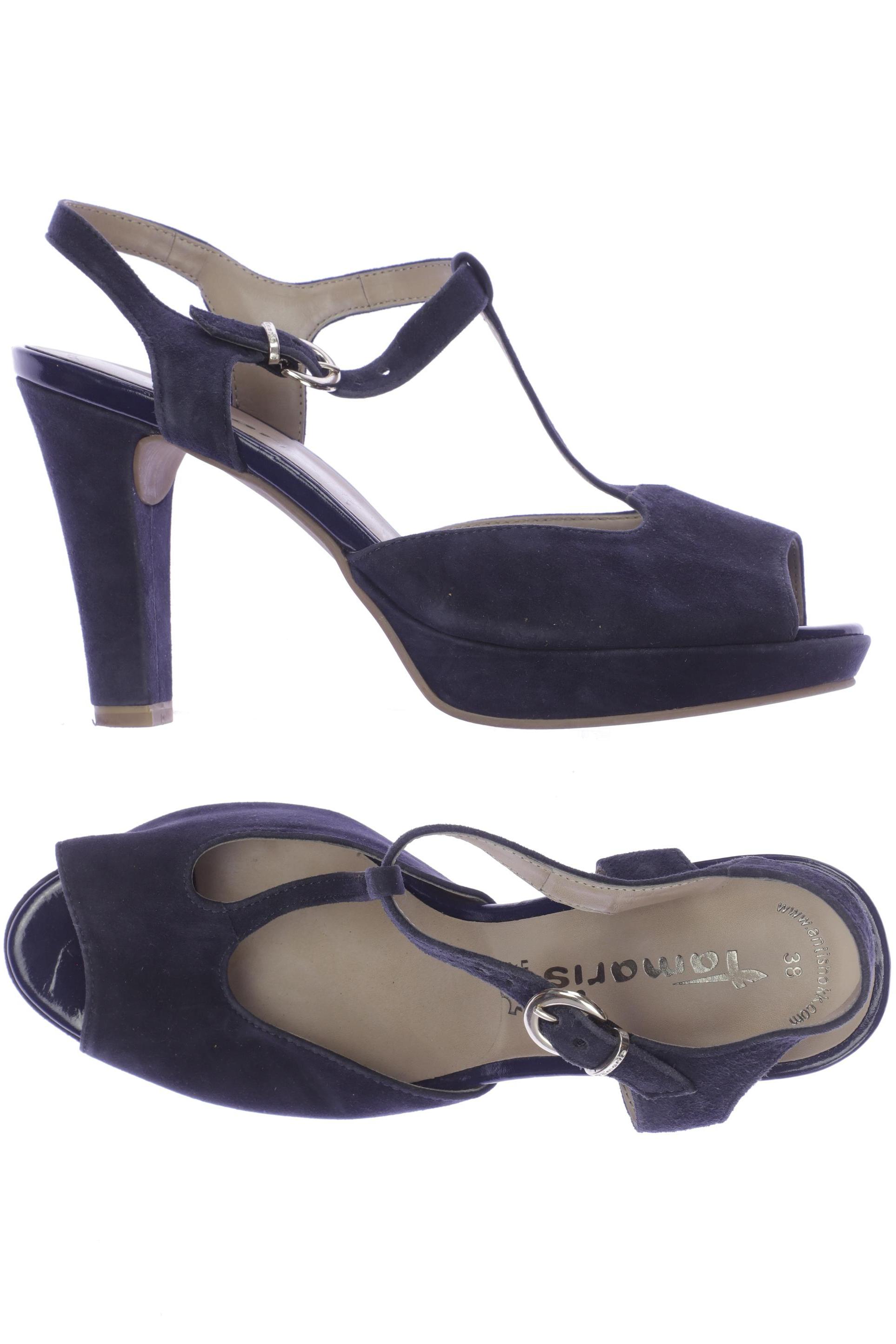 

Tamaris Damen Sandale, marineblau, Gr. 38