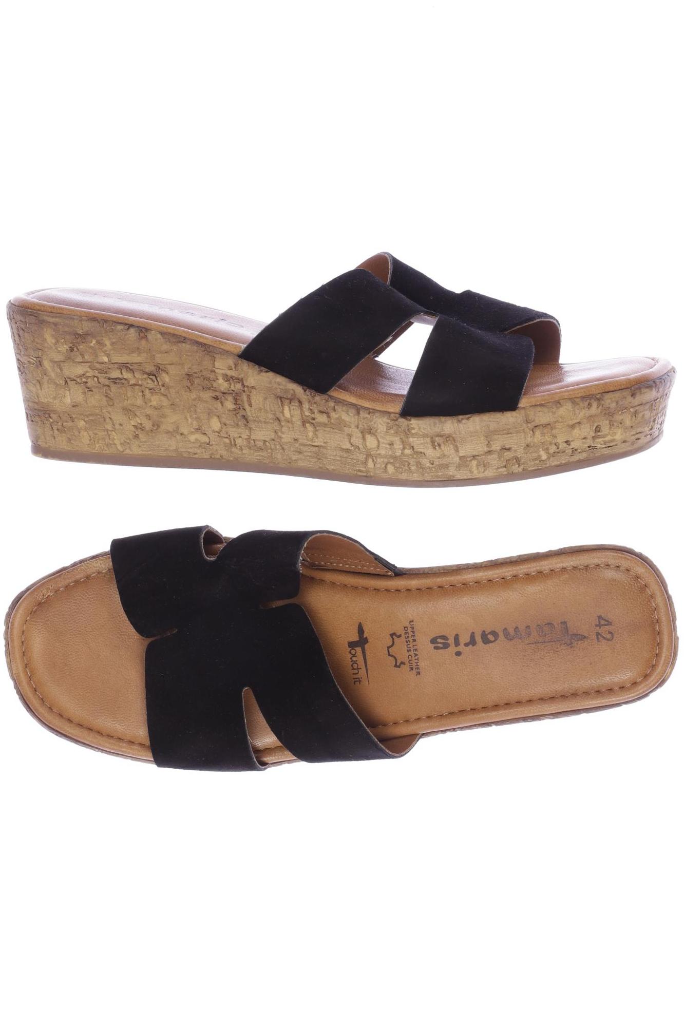 

Tamaris Damen Sandale, schwarz
