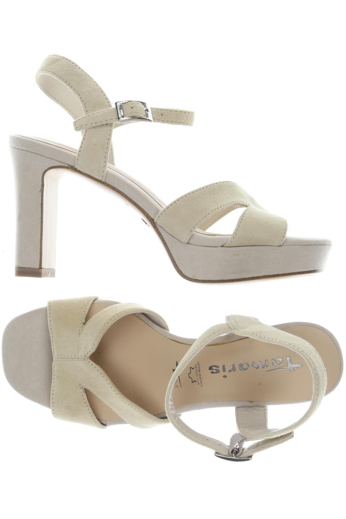 

Tamaris Damen Sandale, beige, Gr. 36