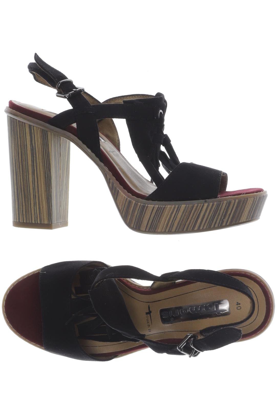 

Tamaris Damen Sandale, schwarz