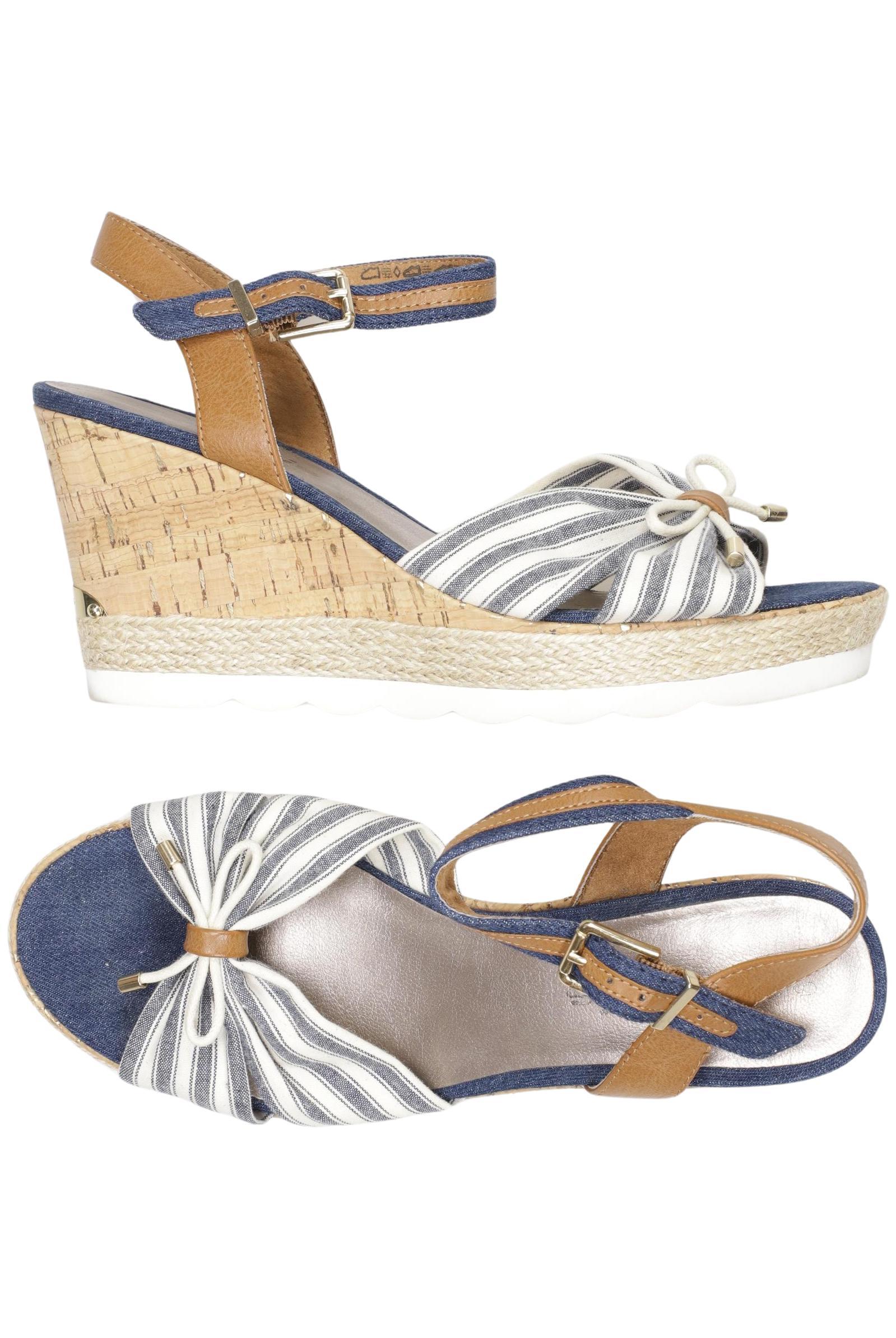 

Tamaris Damen Sandale, marineblau, Gr. 39