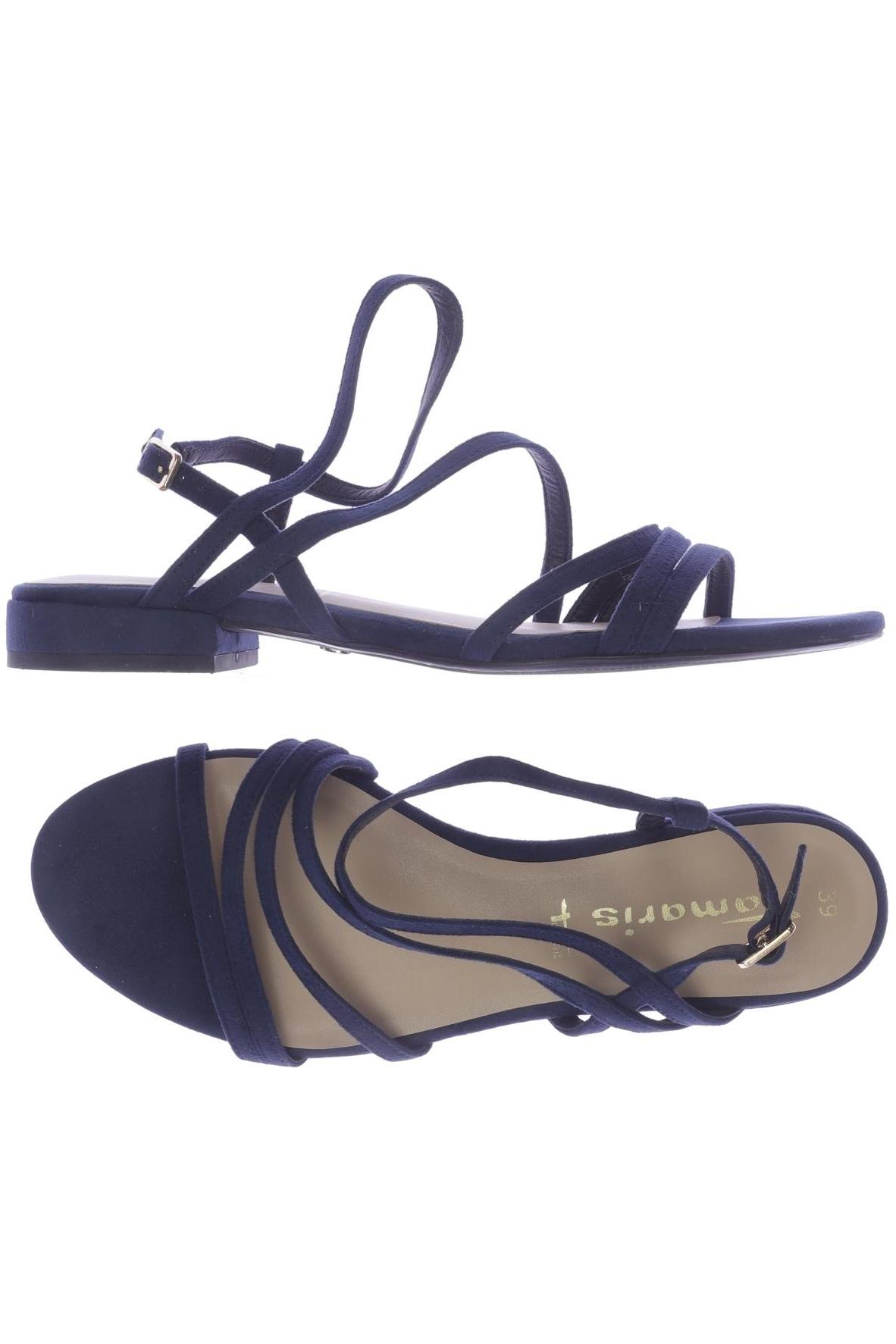 

Tamaris Damen Sandale, marineblau, Gr. 39