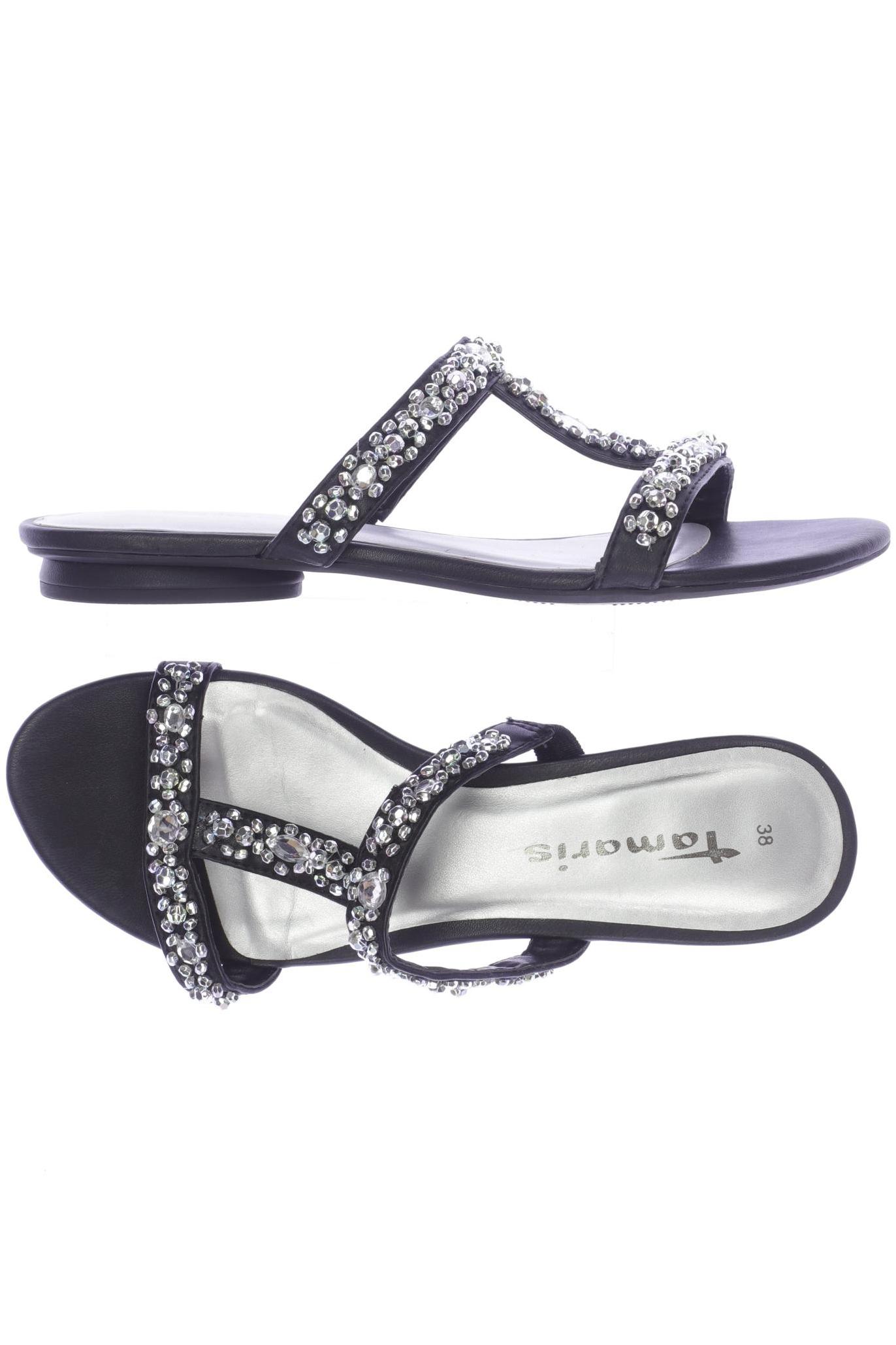 

Tamaris Damen Sandale, schwarz, Gr. 38