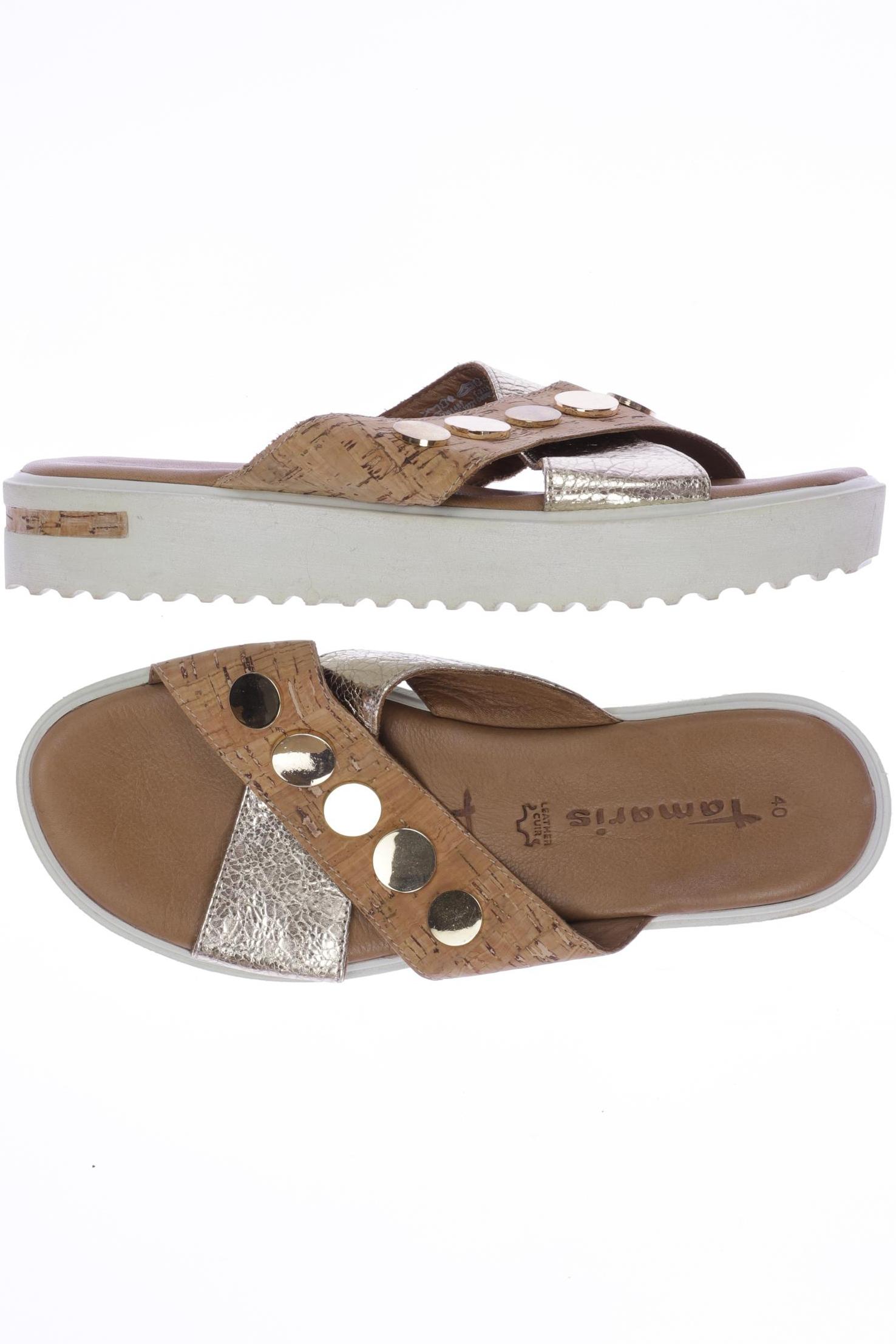 

Tamaris Damen Sandale, beige, Gr. 40