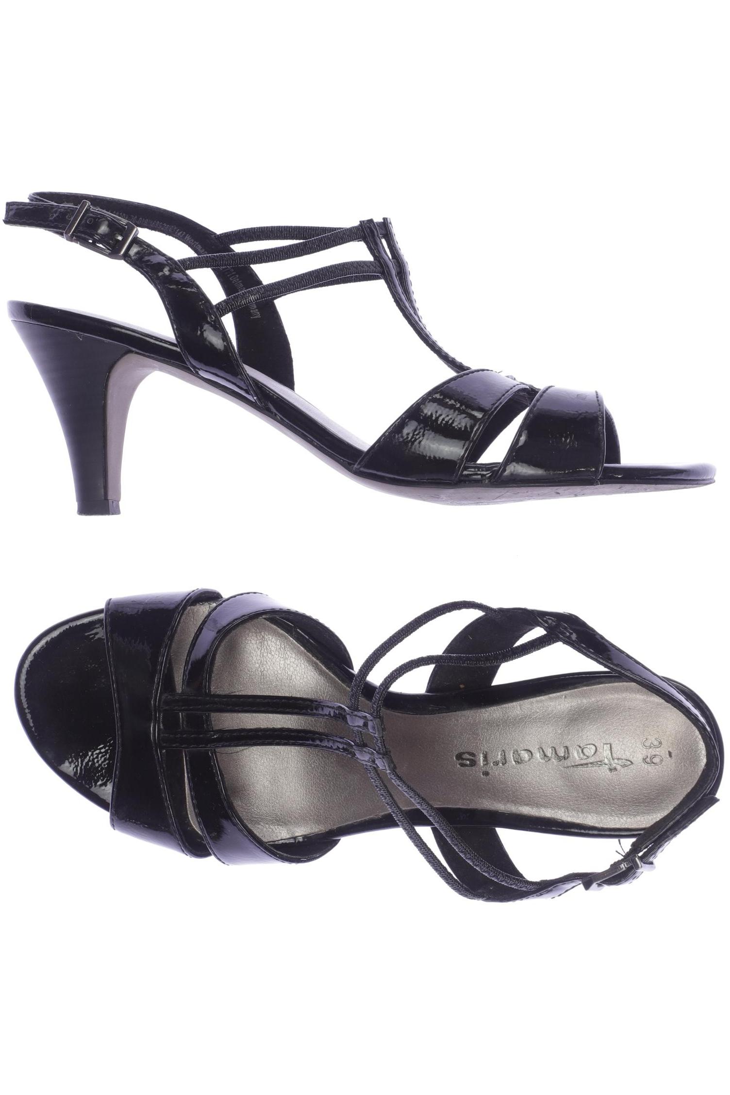 

Tamaris Damen Sandale, schwarz, Gr. 39