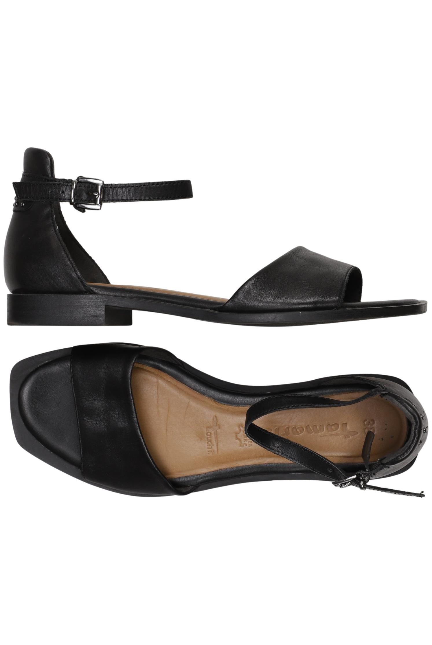 

Tamaris Damen Sandale, schwarz, Gr. 38