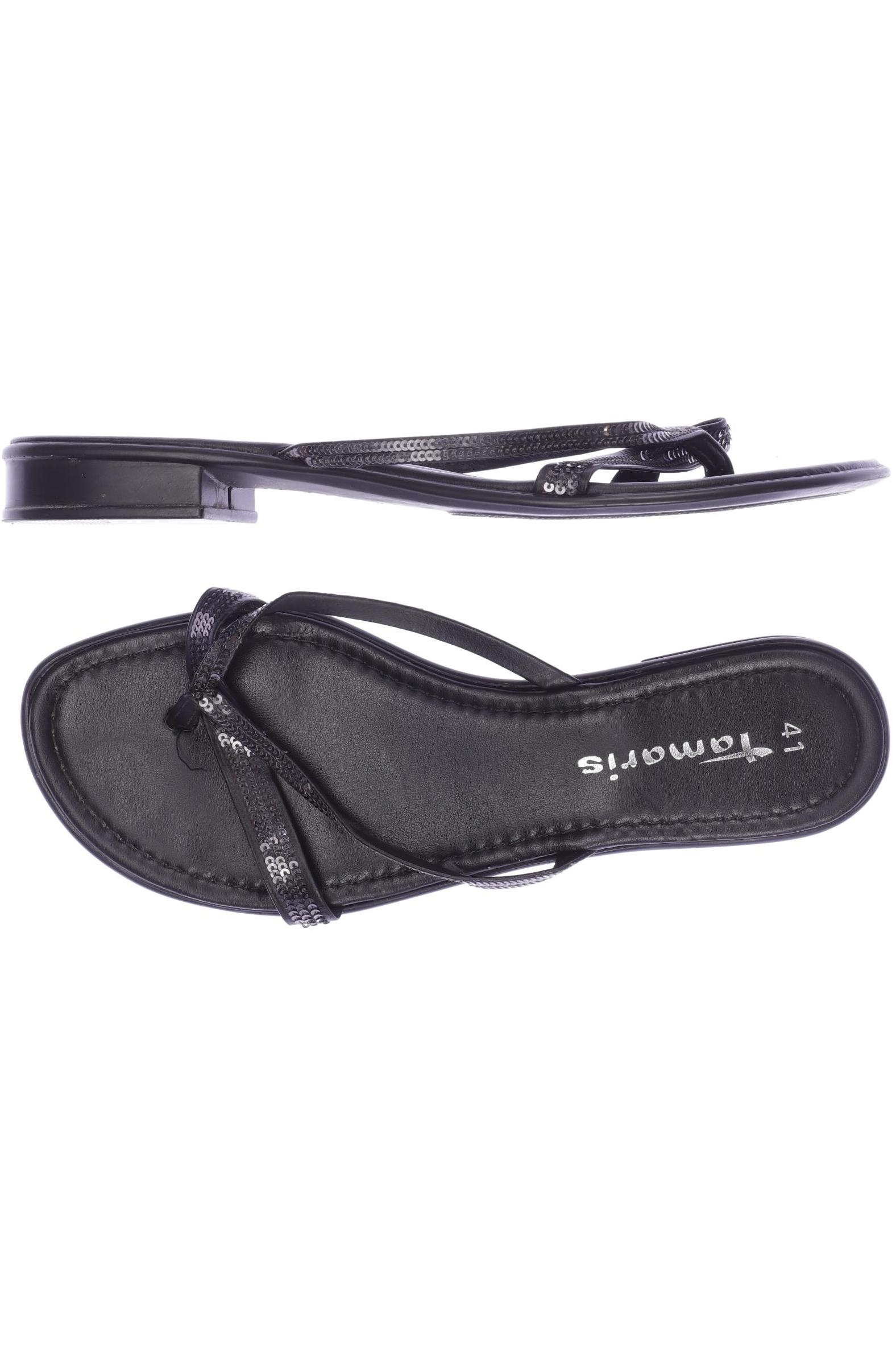 

Tamaris Damen Sandale, schwarz, Gr. 41