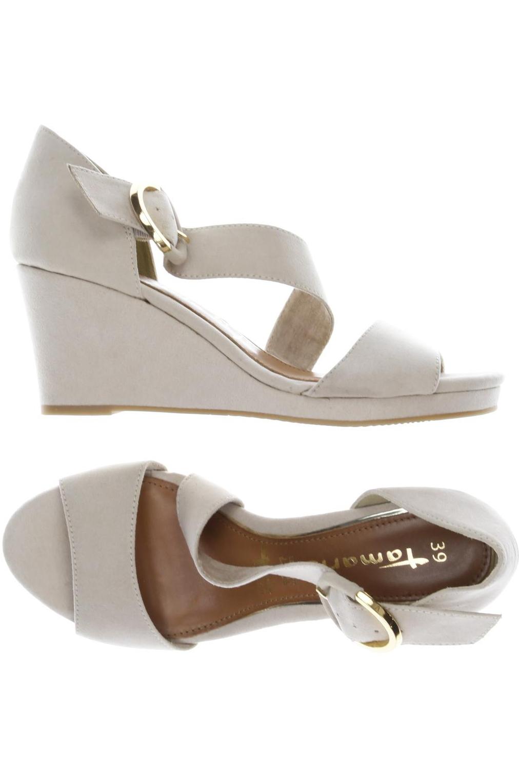 

Tamaris Damen Sandale, beige, Gr. 39