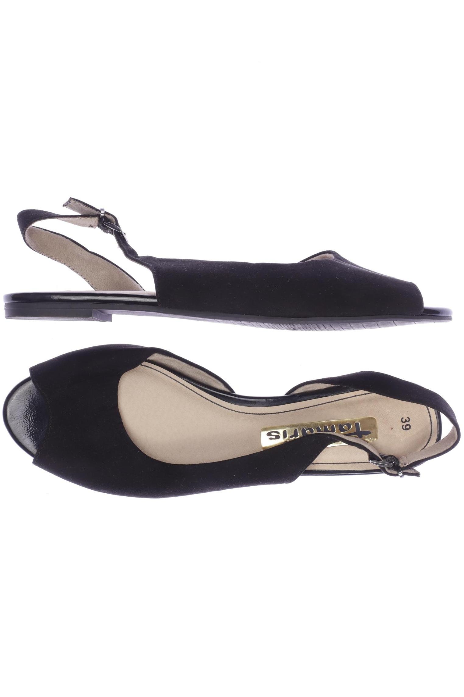 

Tamaris Damen Sandale, schwarz, Gr. 39