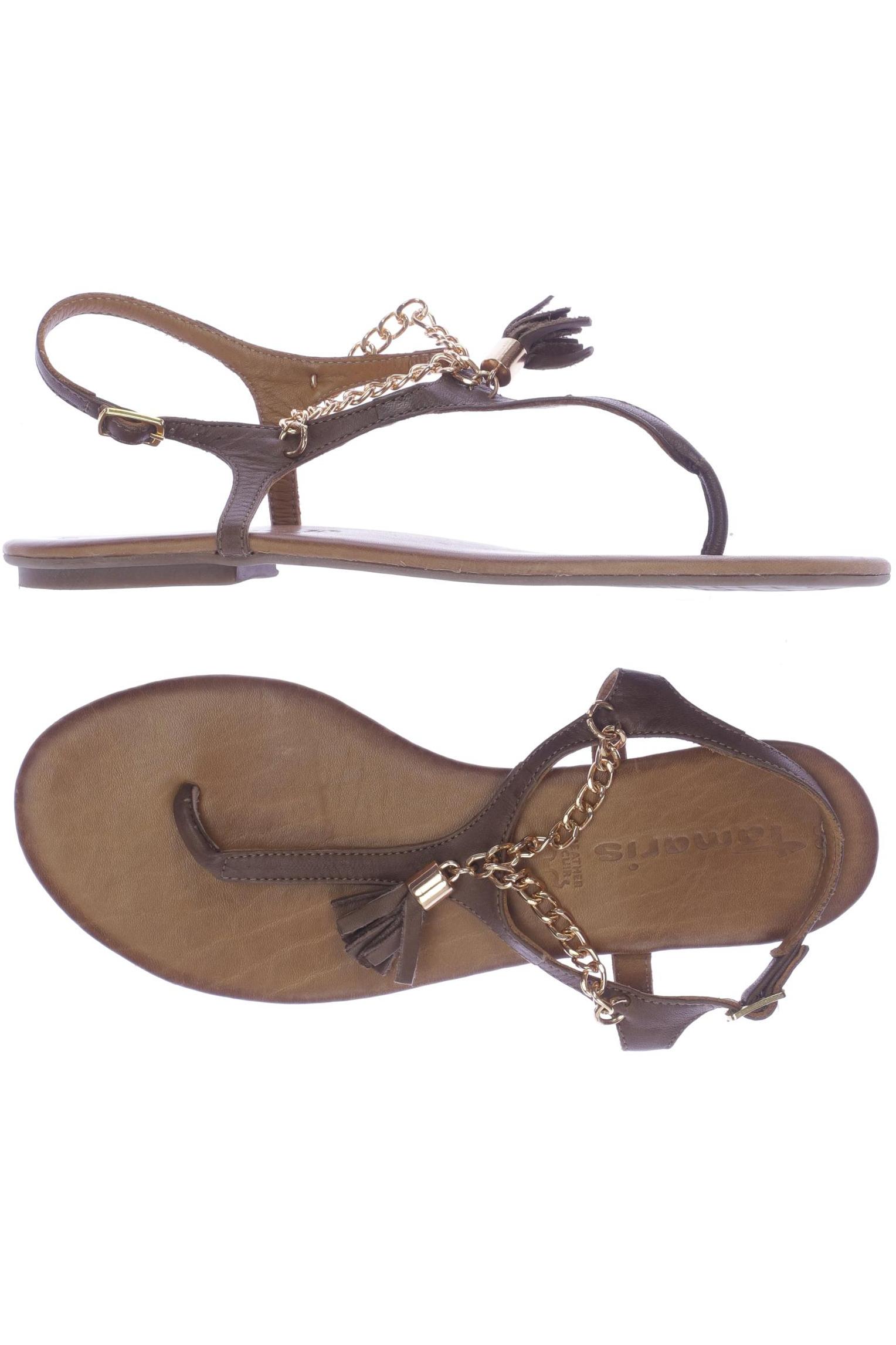 

Tamaris Damen Sandale, braun, Gr. 38