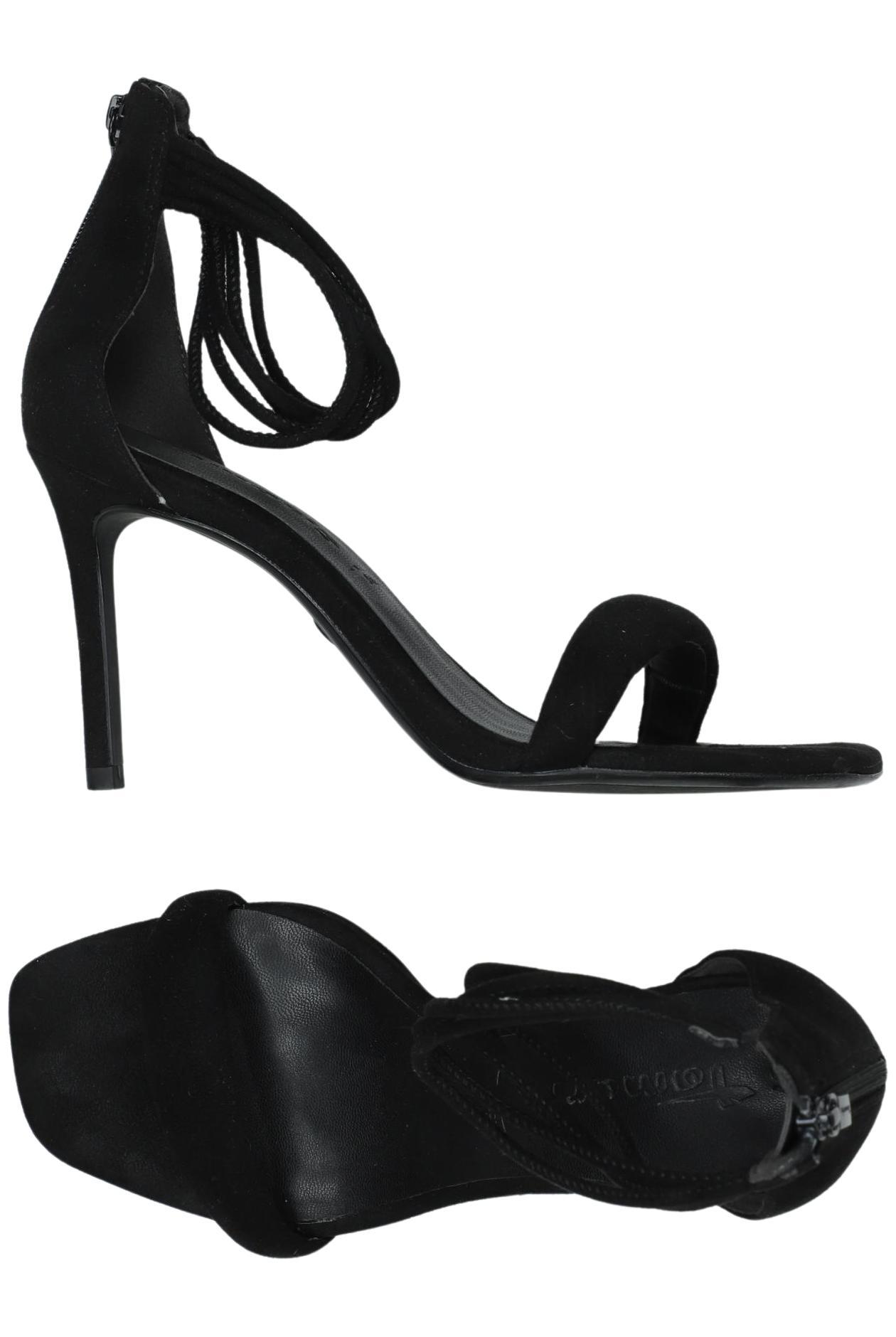 

Tamaris Damen Sandale, schwarz, Gr. 37