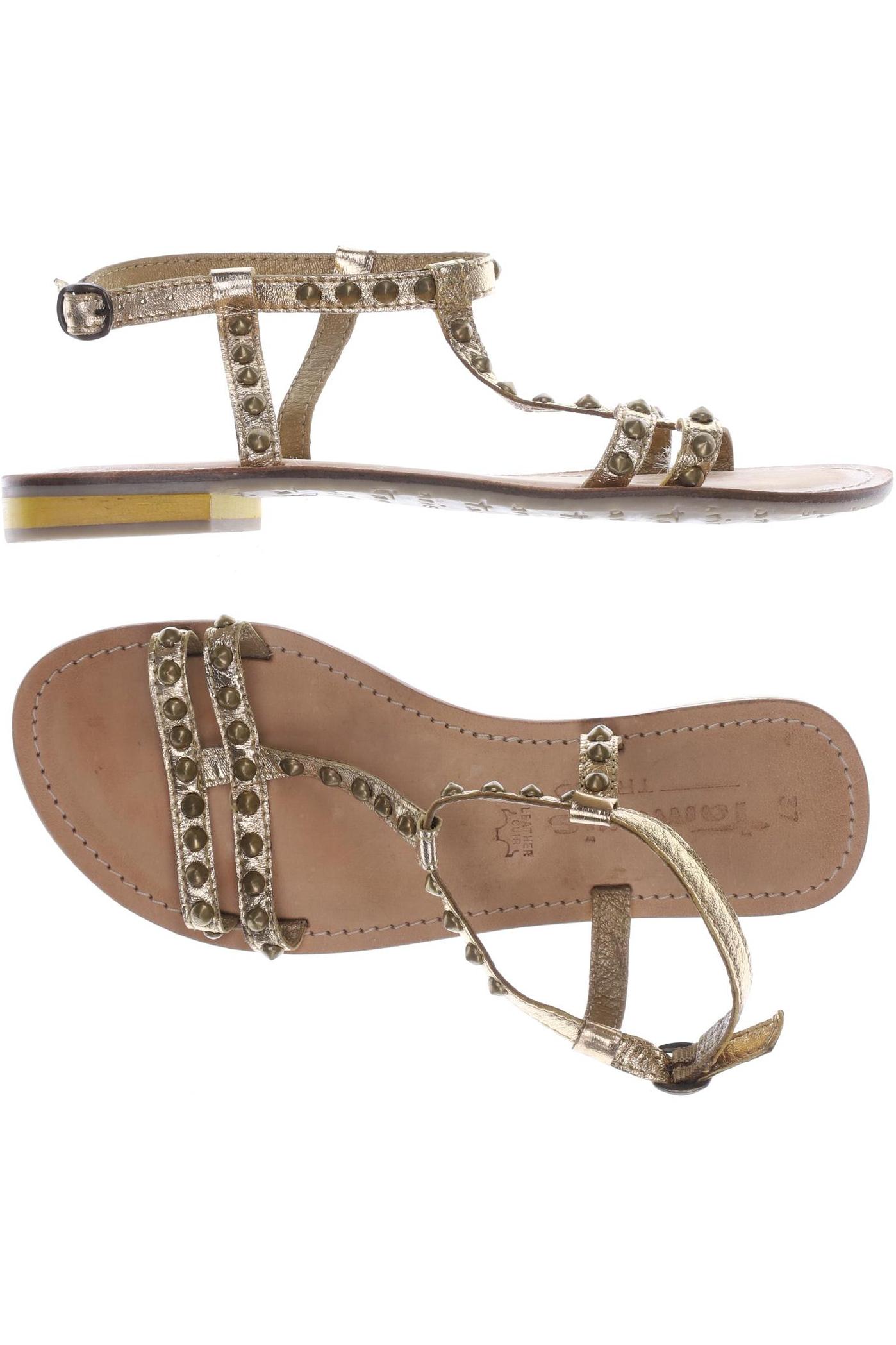 

Tamaris Damen Sandale, gold, Gr. 37