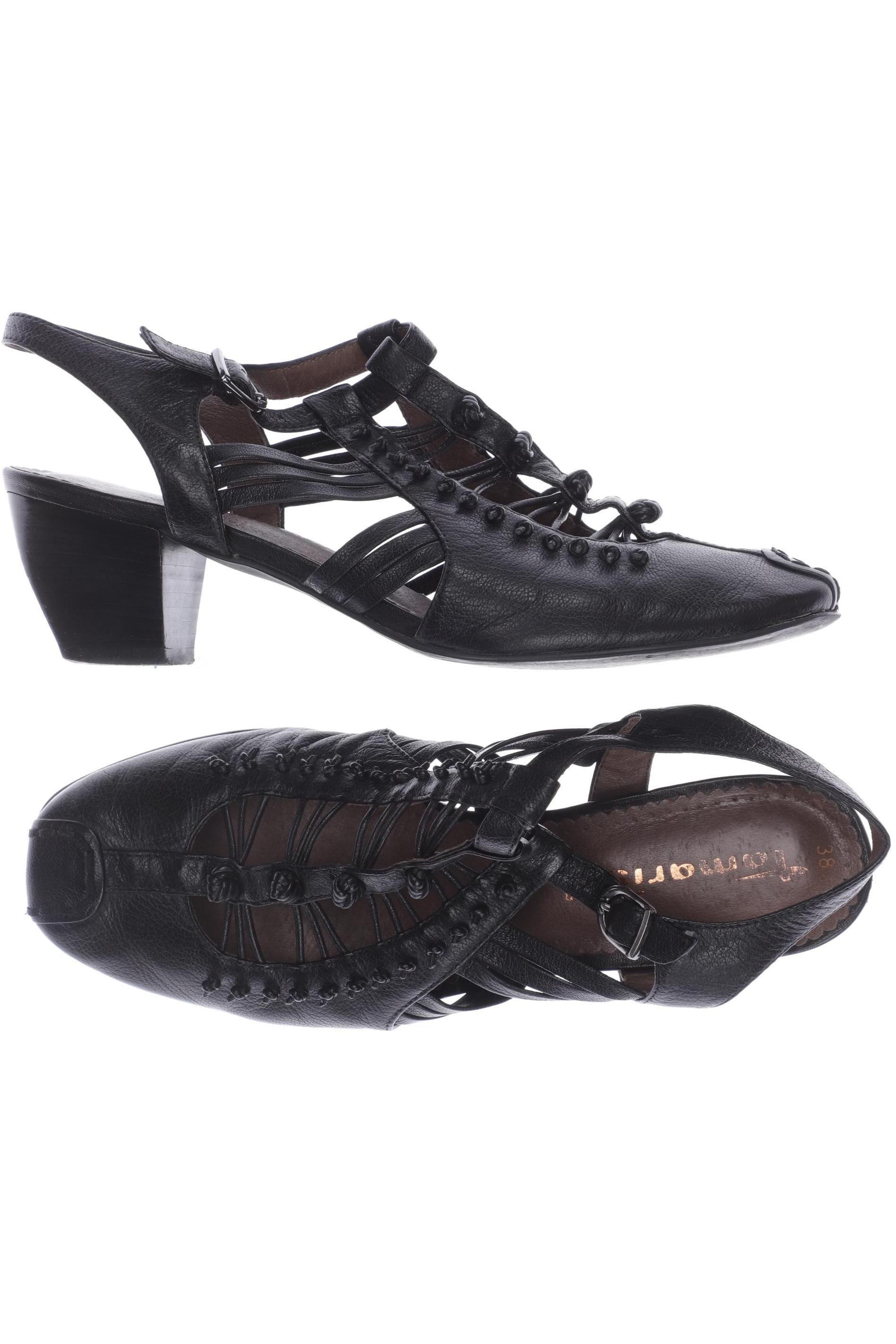 

Tamaris Damen Sandale, schwarz, Gr. 38