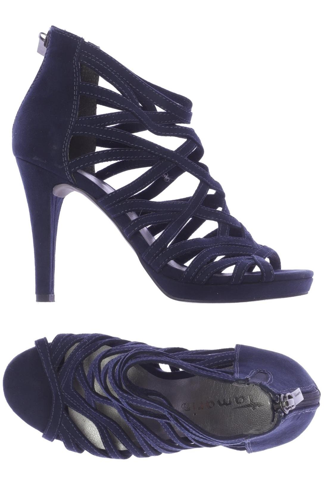 

Tamaris Damen Sandale, marineblau, Gr. 35