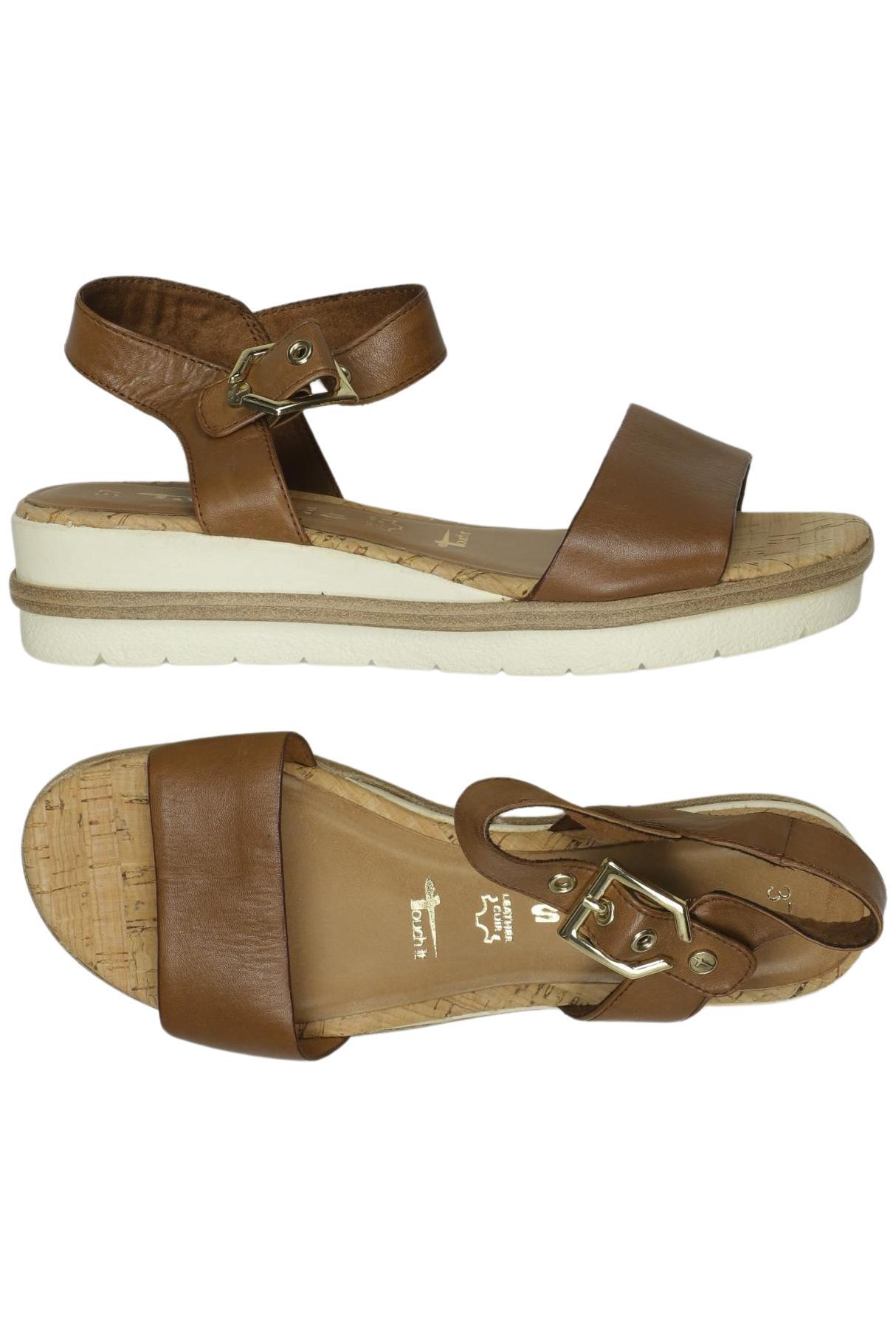 

Tamaris Damen Sandale, braun, Gr. 37