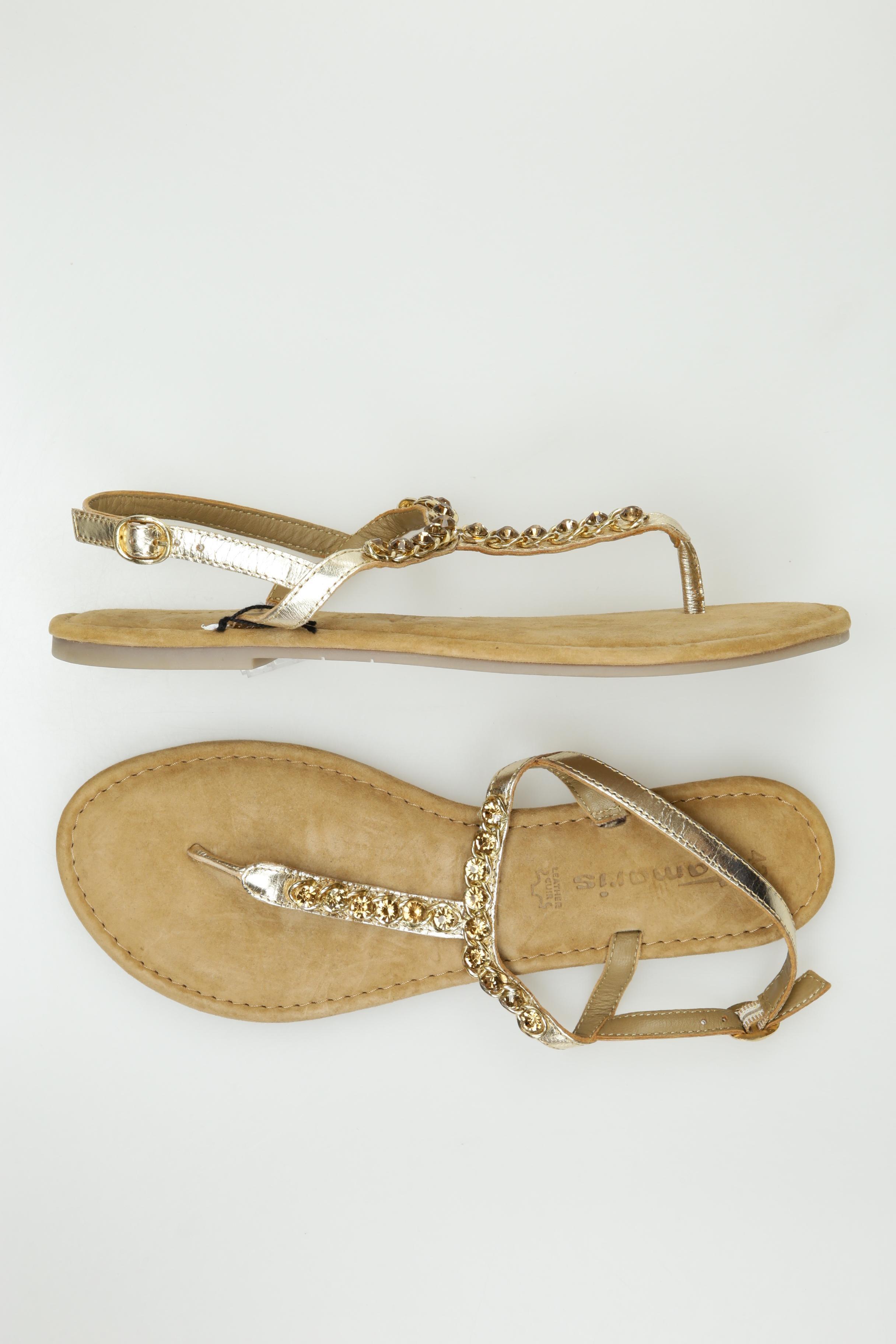 

Tamaris Damen Sandale, gold, Gr. 43