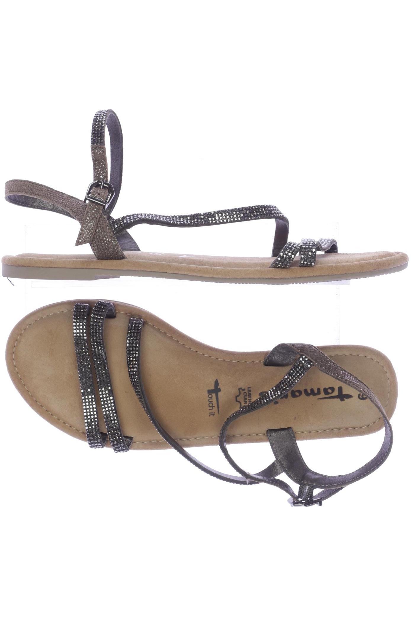 

Tamaris Damen Sandale, braun, Gr. 39