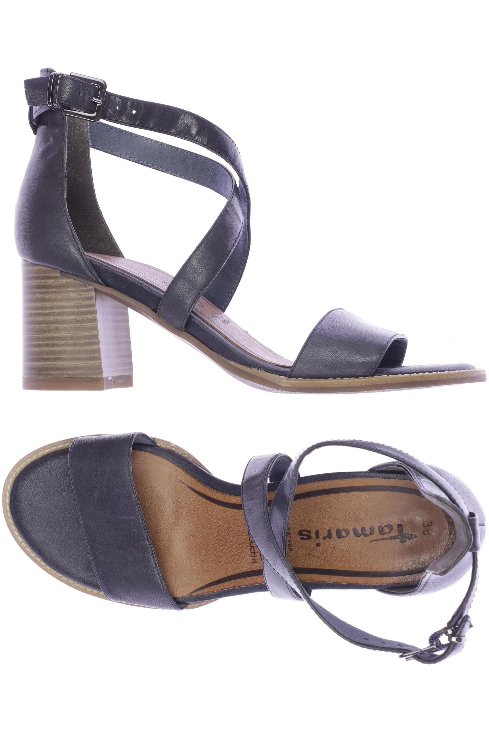 

Tamaris Damen Sandale, marineblau, Gr. 38