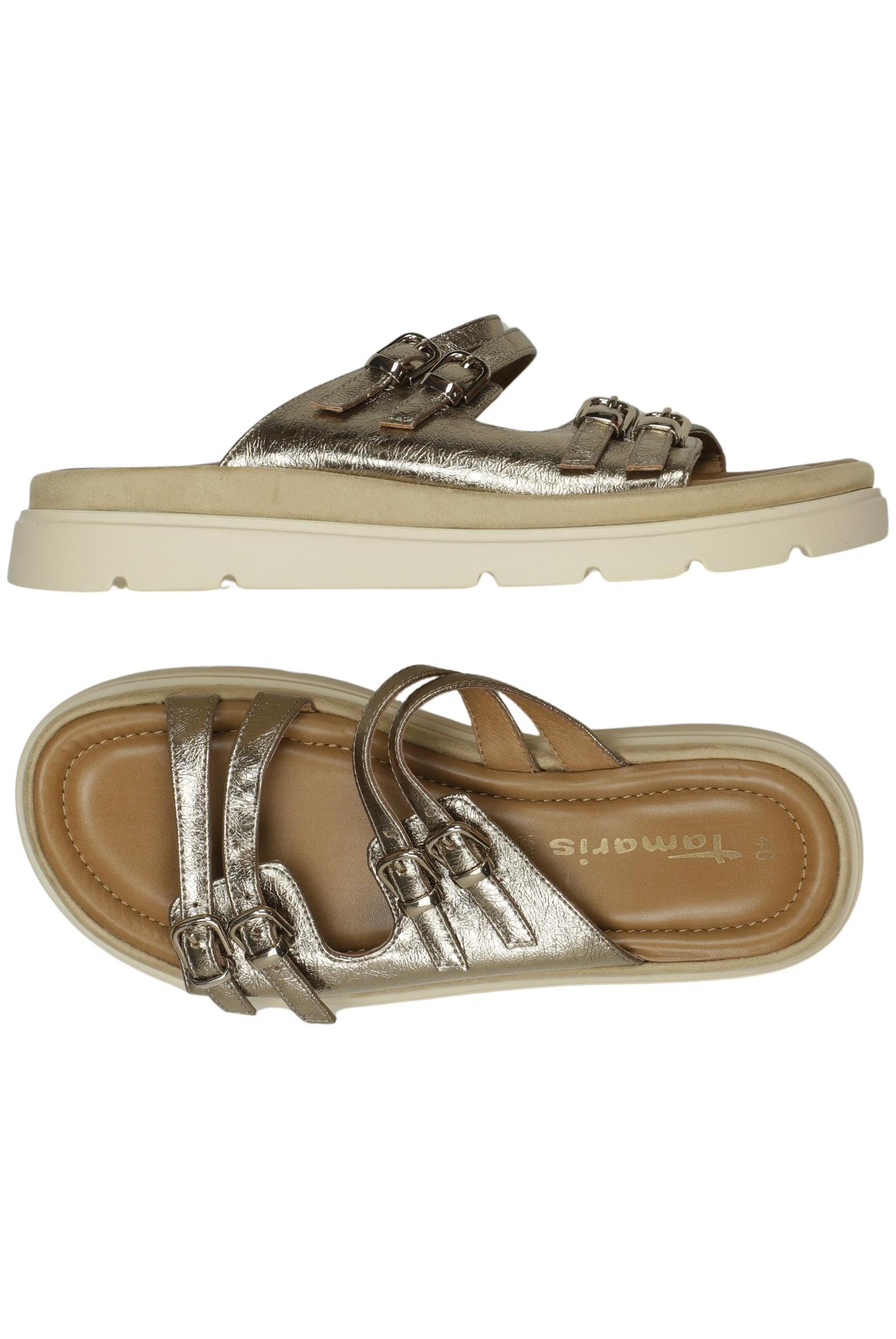 

Tamaris Damen Sandale, silber, Gr. 40