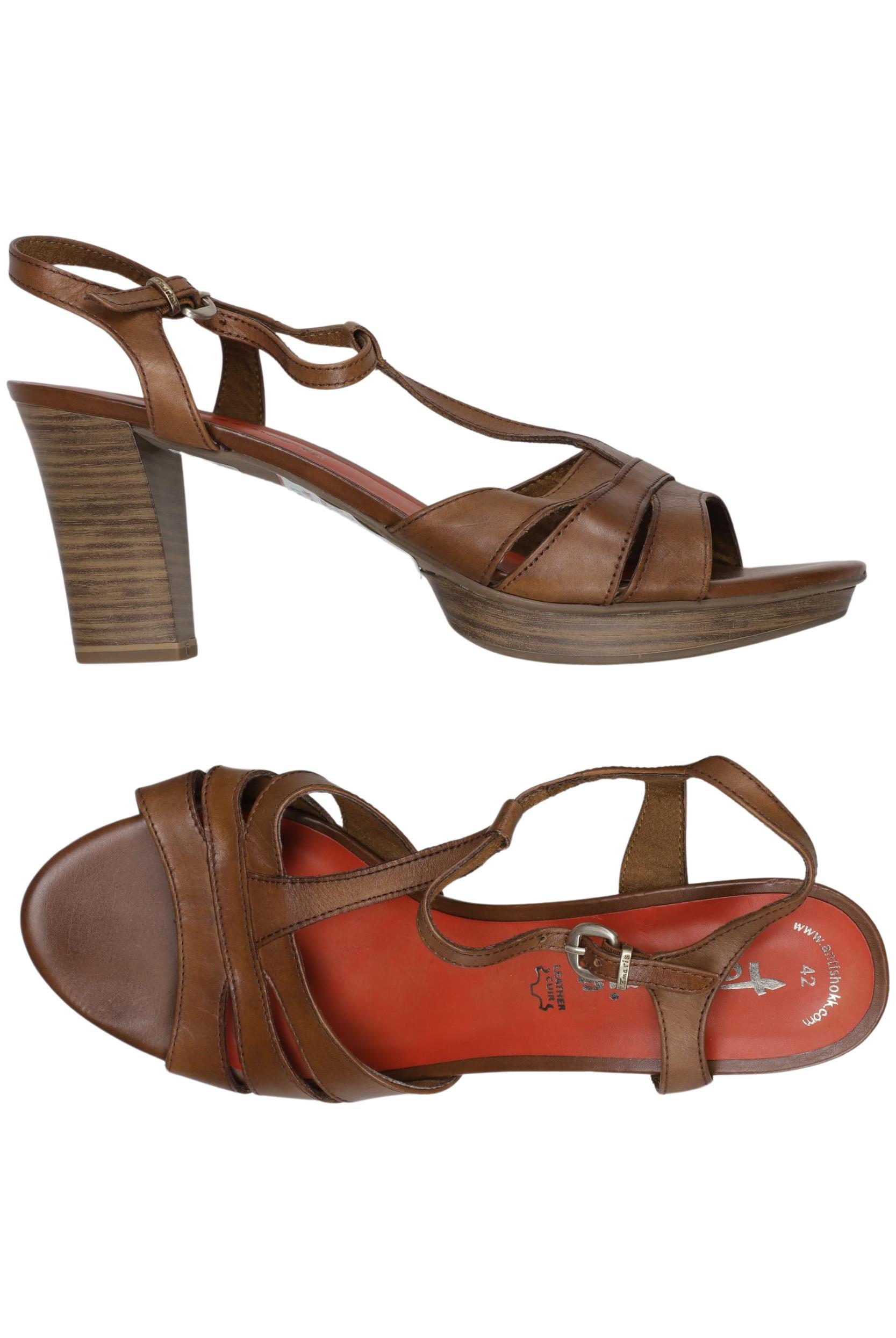 

Tamaris Damen Sandale, braun, Gr. 42