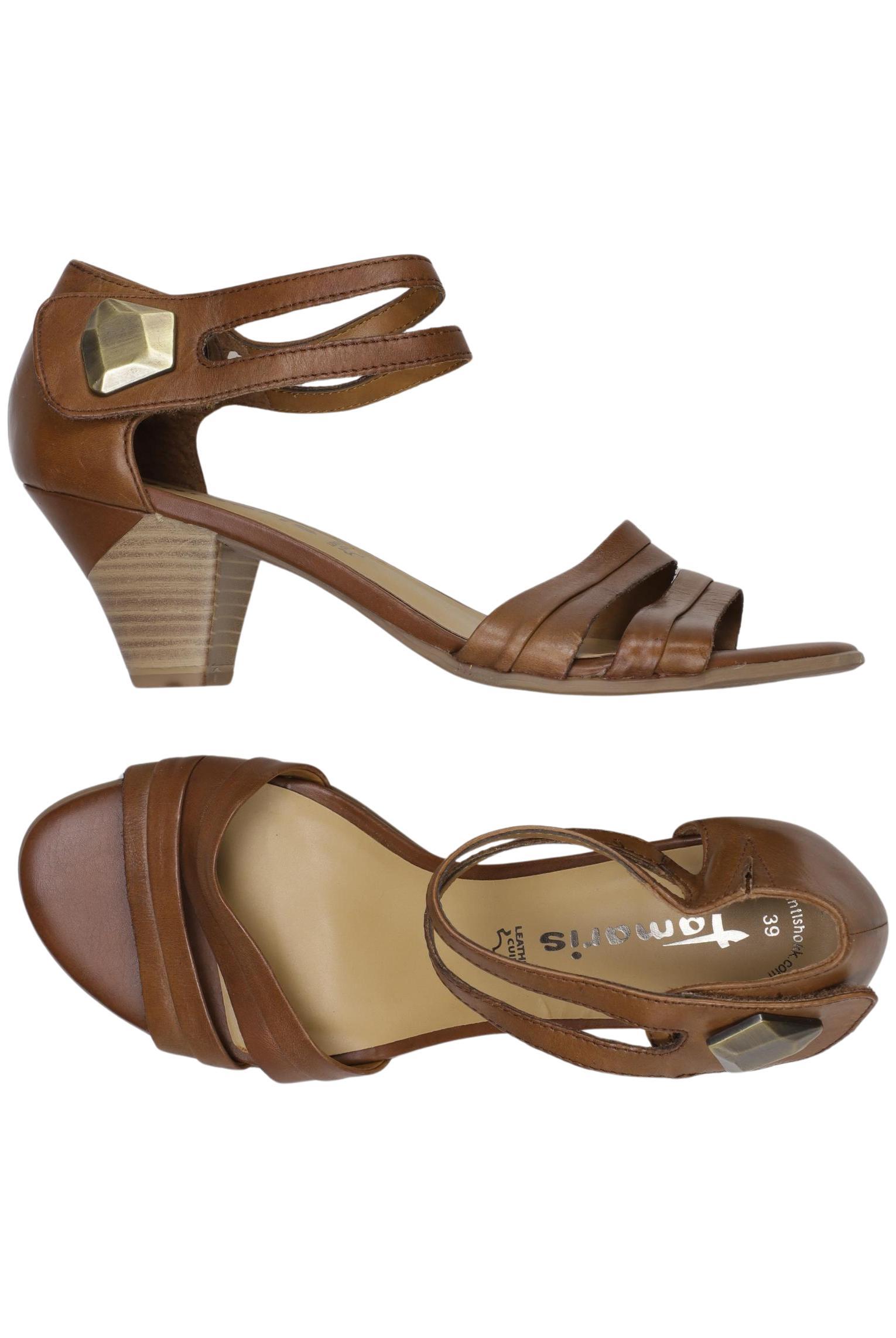 

Tamaris Damen Sandale, braun, Gr. 39