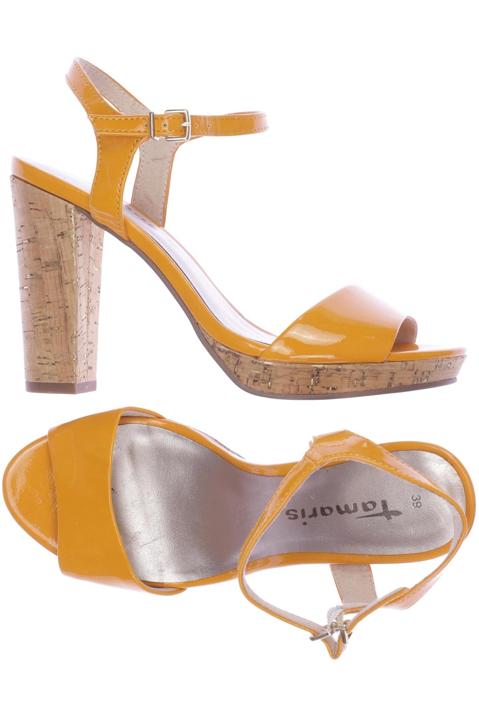 

Tamaris Damen Sandale, orange, Gr. 39