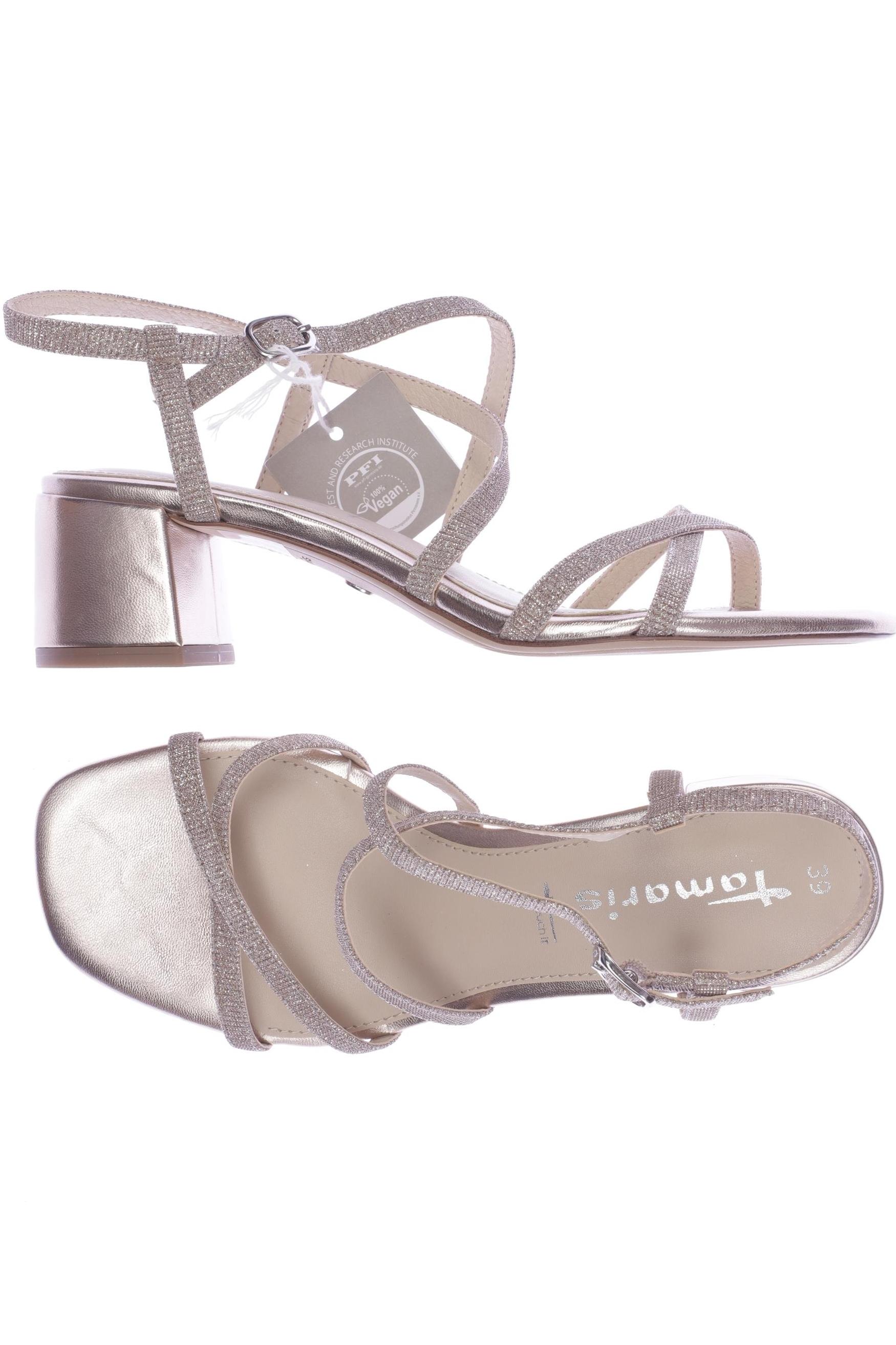 

Tamaris Damen Sandale, beige, Gr. 39