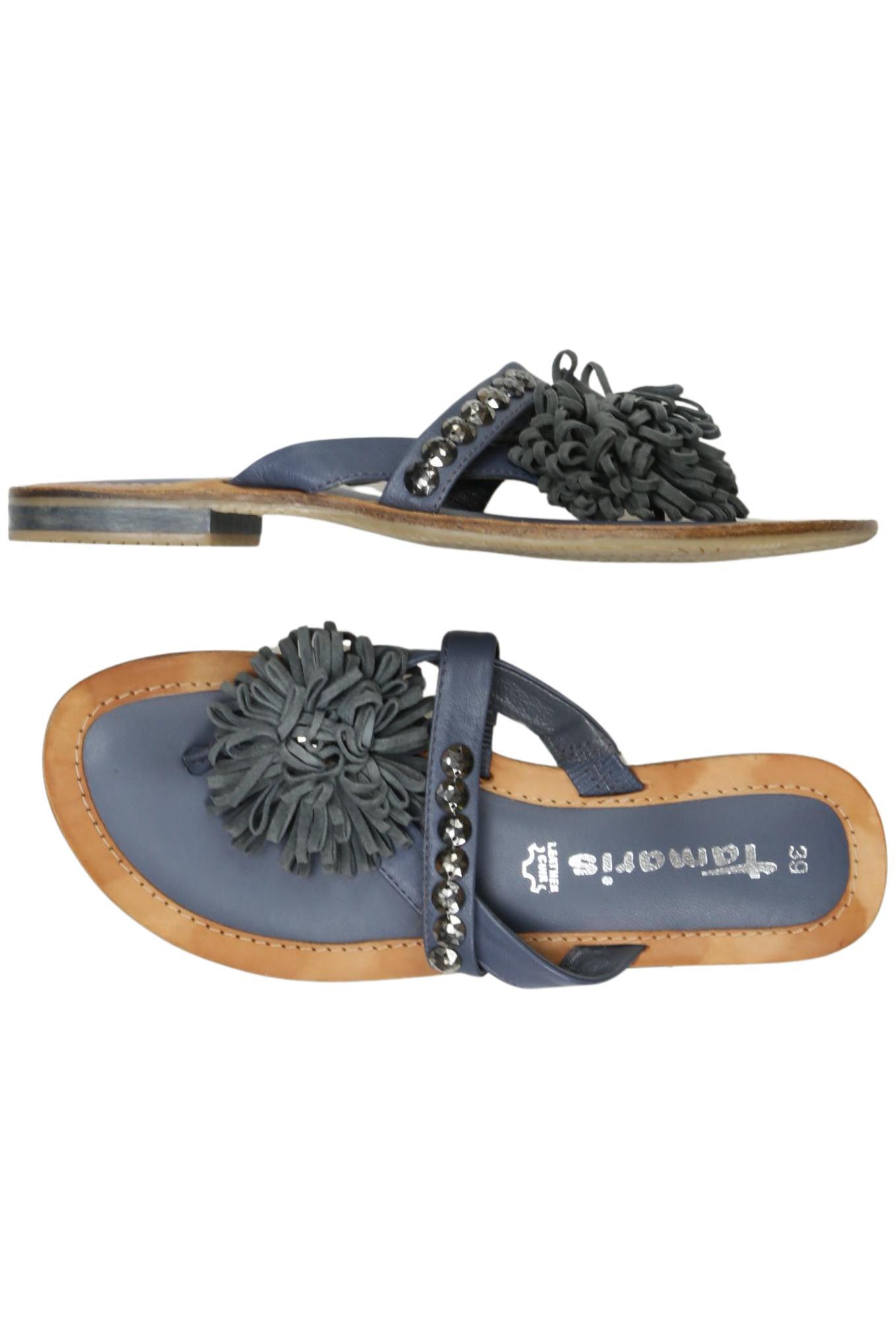

Tamaris Damen Sandale, blau, Gr. 39