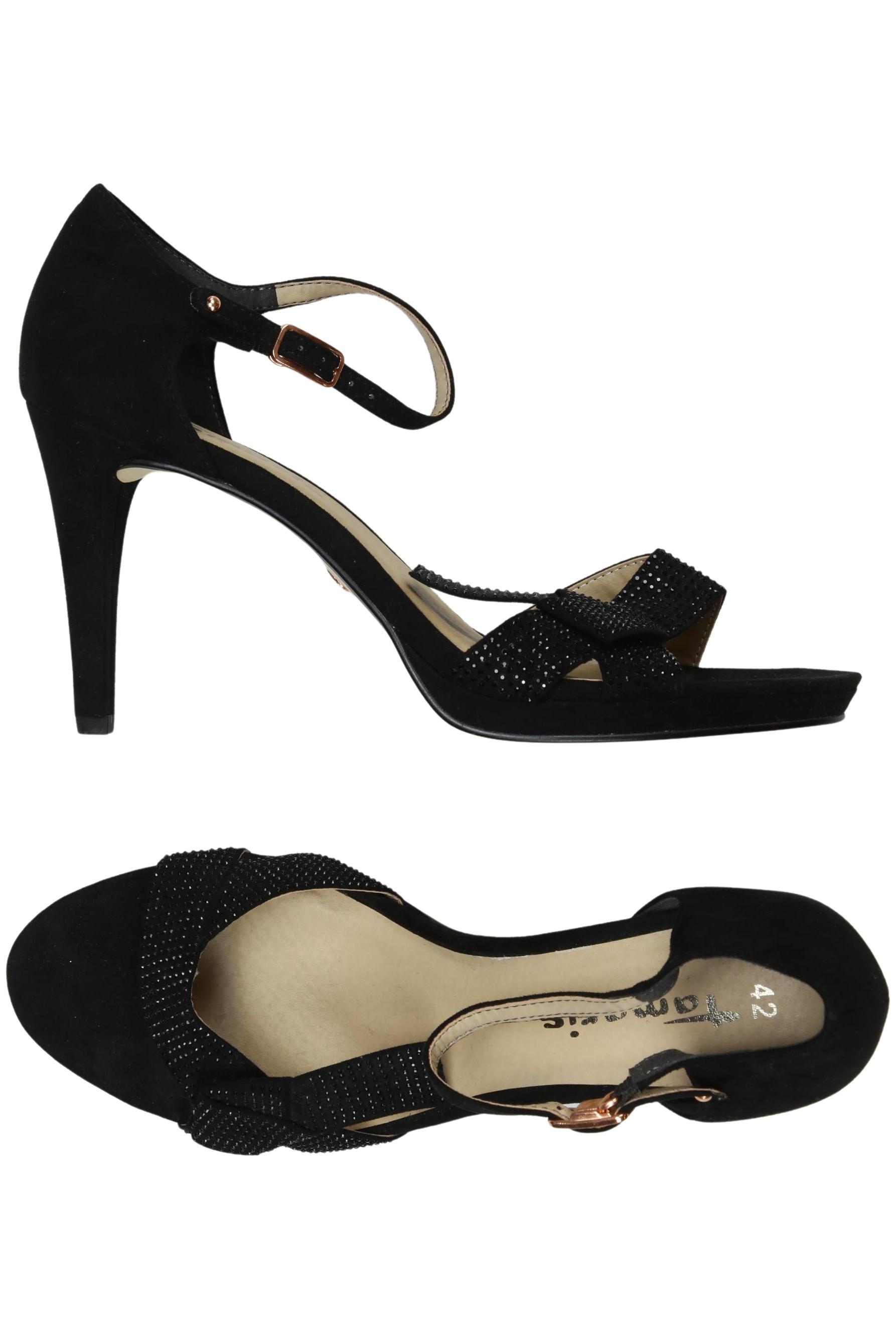 

Tamaris Damen Sandale, schwarz, Gr. 42