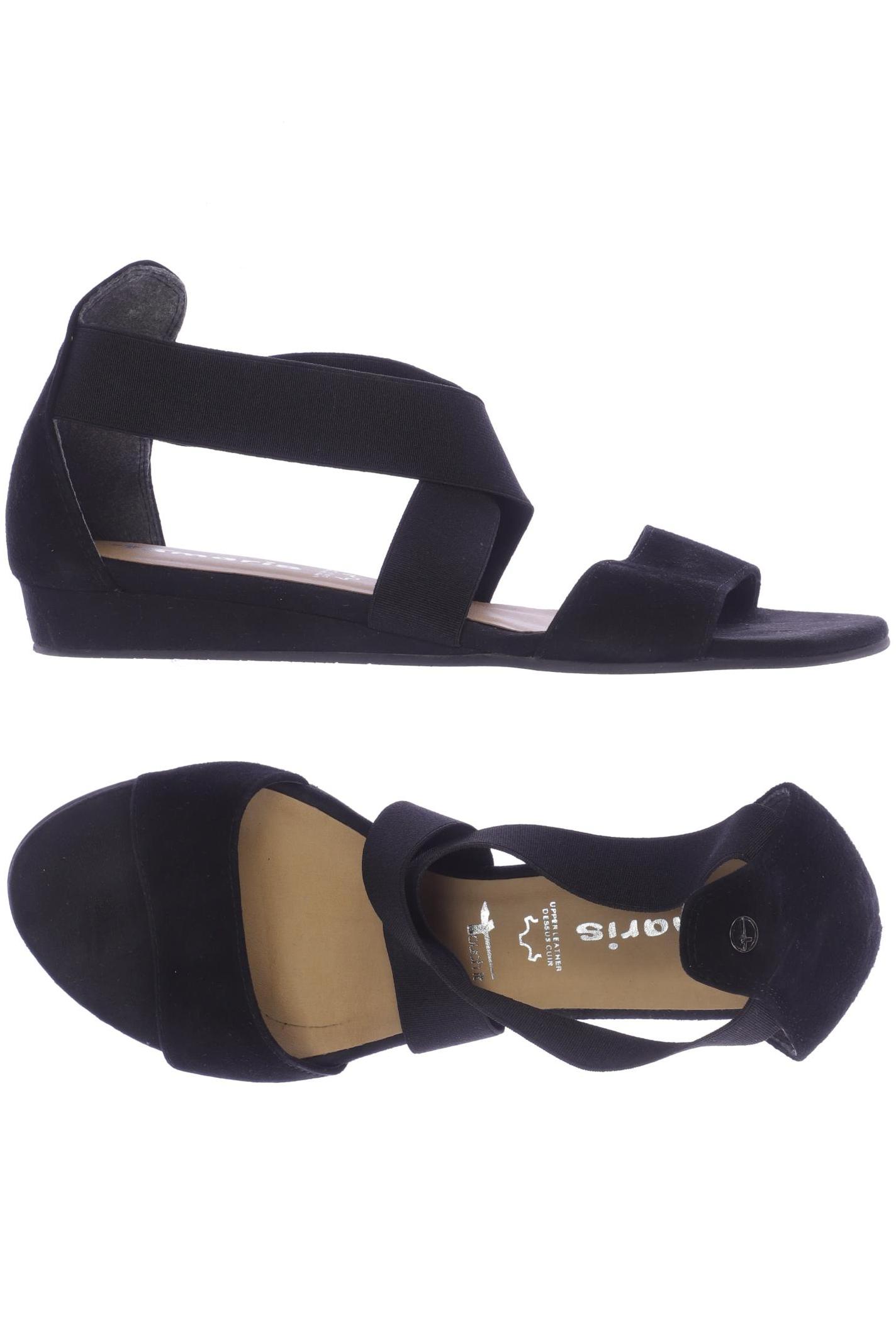 

Tamaris Damen Sandale, schwarz, Gr. 40