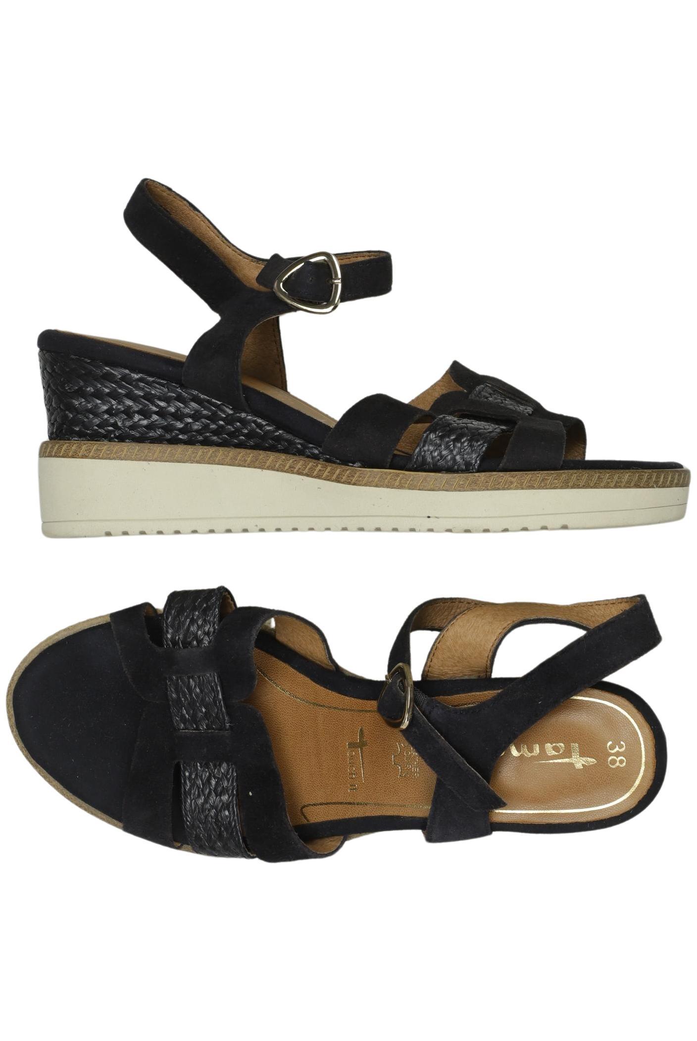 

Tamaris Damen Sandale, marineblau, Gr. 38