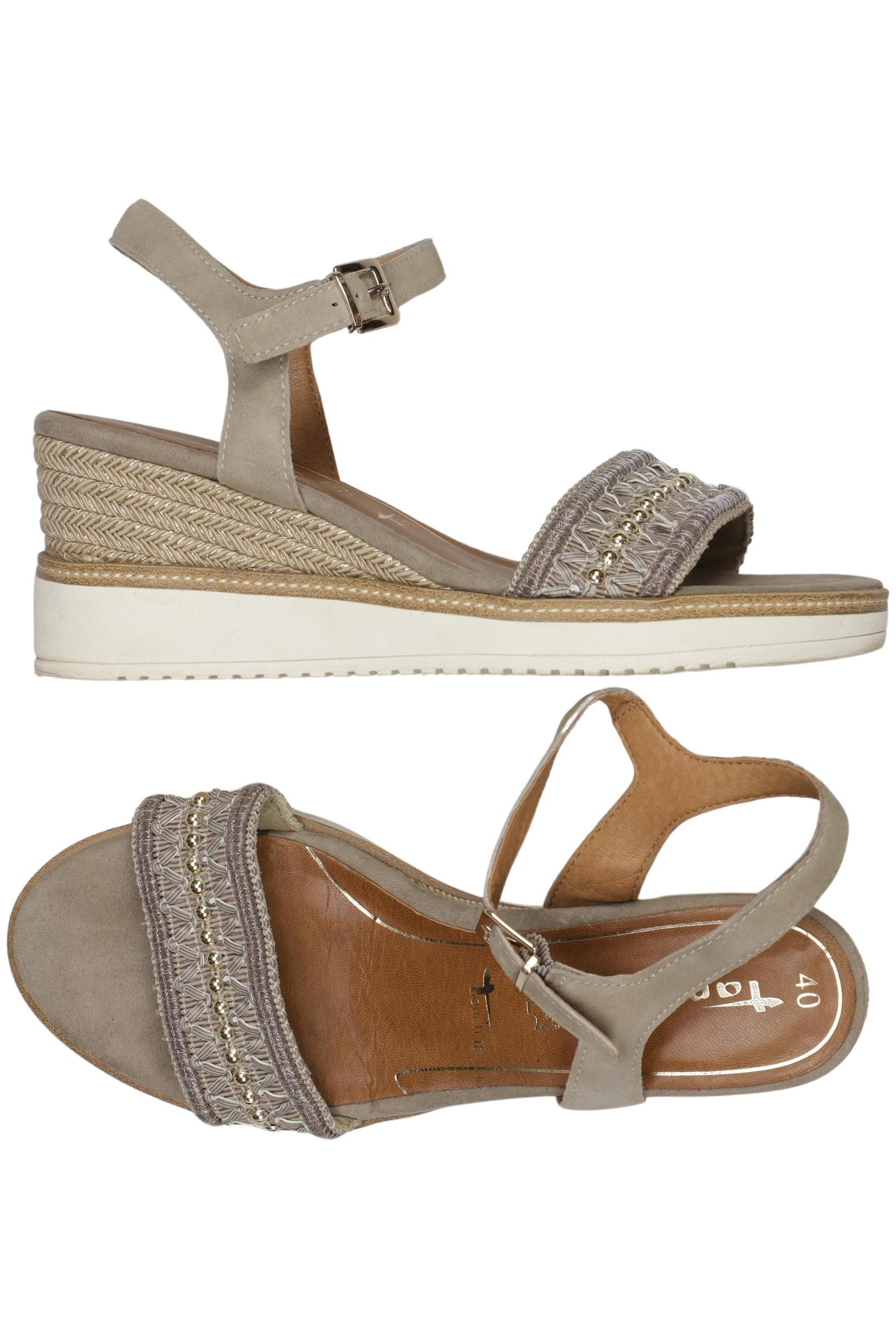 

Tamaris Damen Sandale, beige, Gr. 40