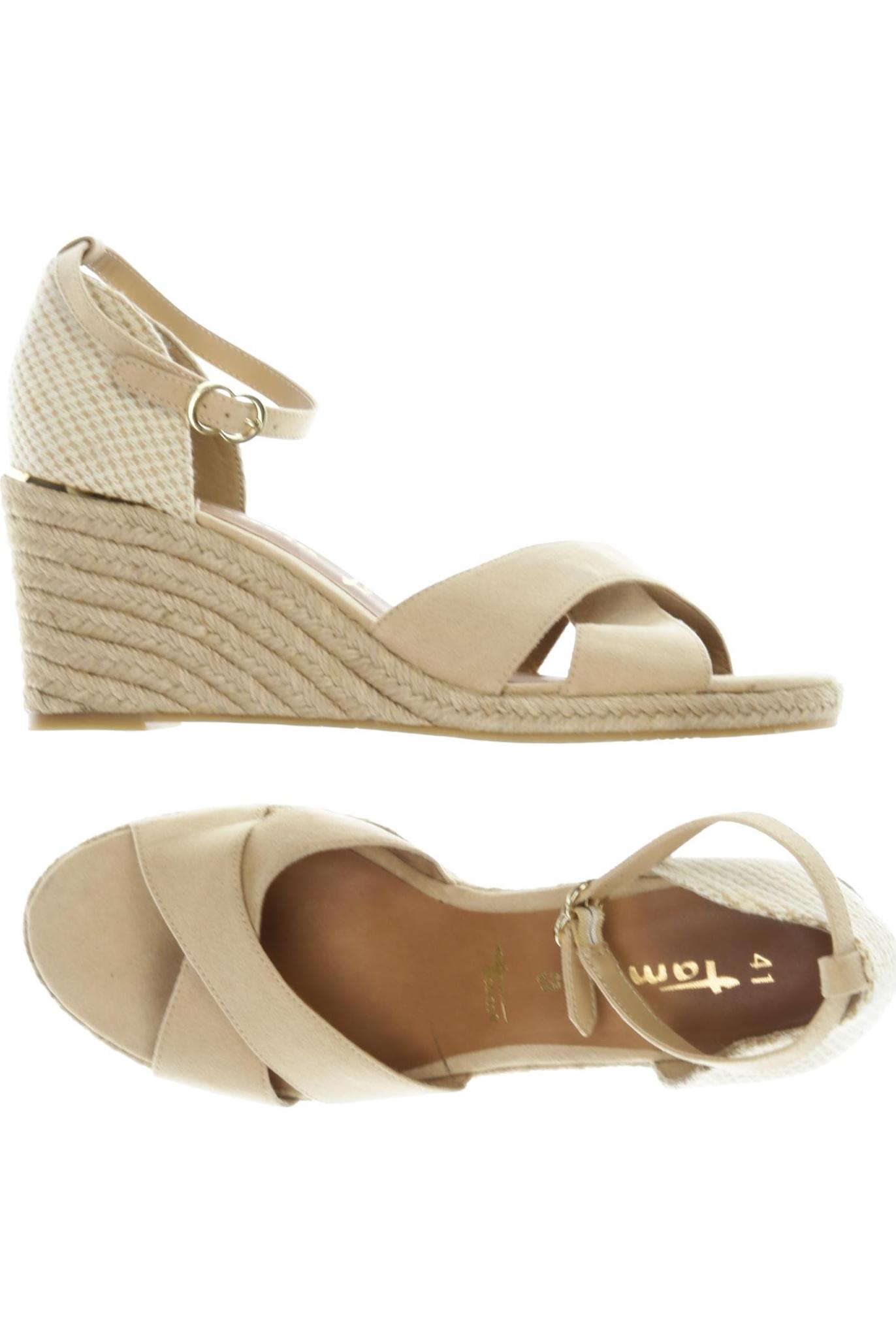 

Tamaris Damen Sandale, beige, Gr. 41