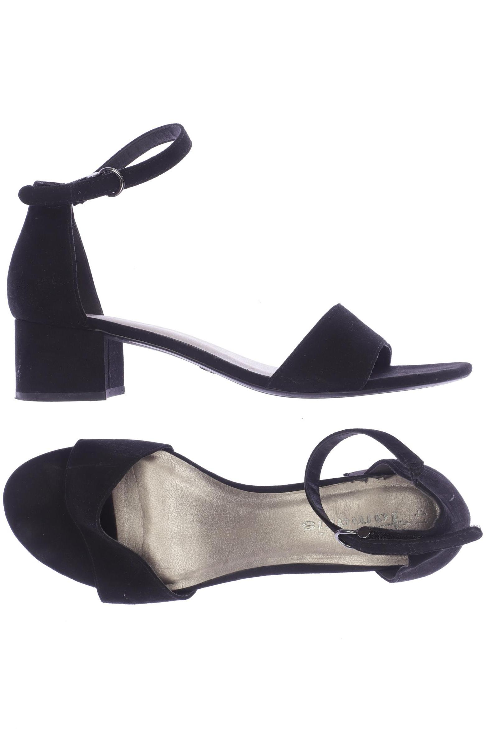 

Tamaris Damen Sandale, schwarz, Gr. 41