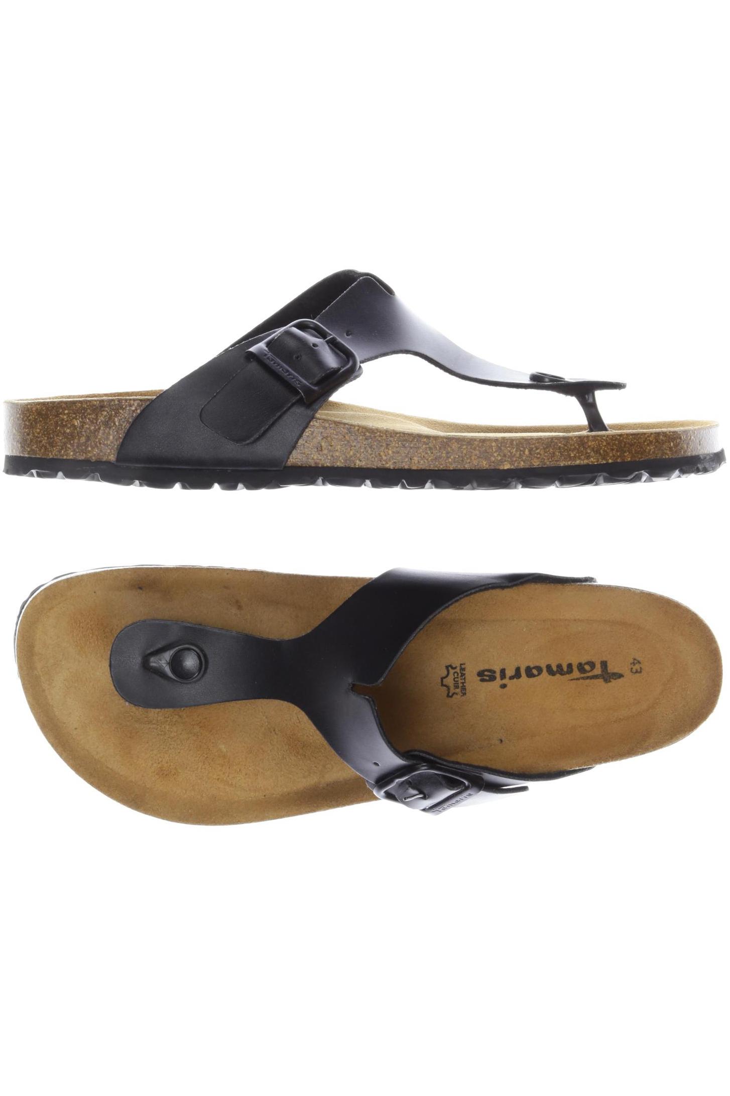 

Tamaris Damen Sandale, schwarz, Gr. 43