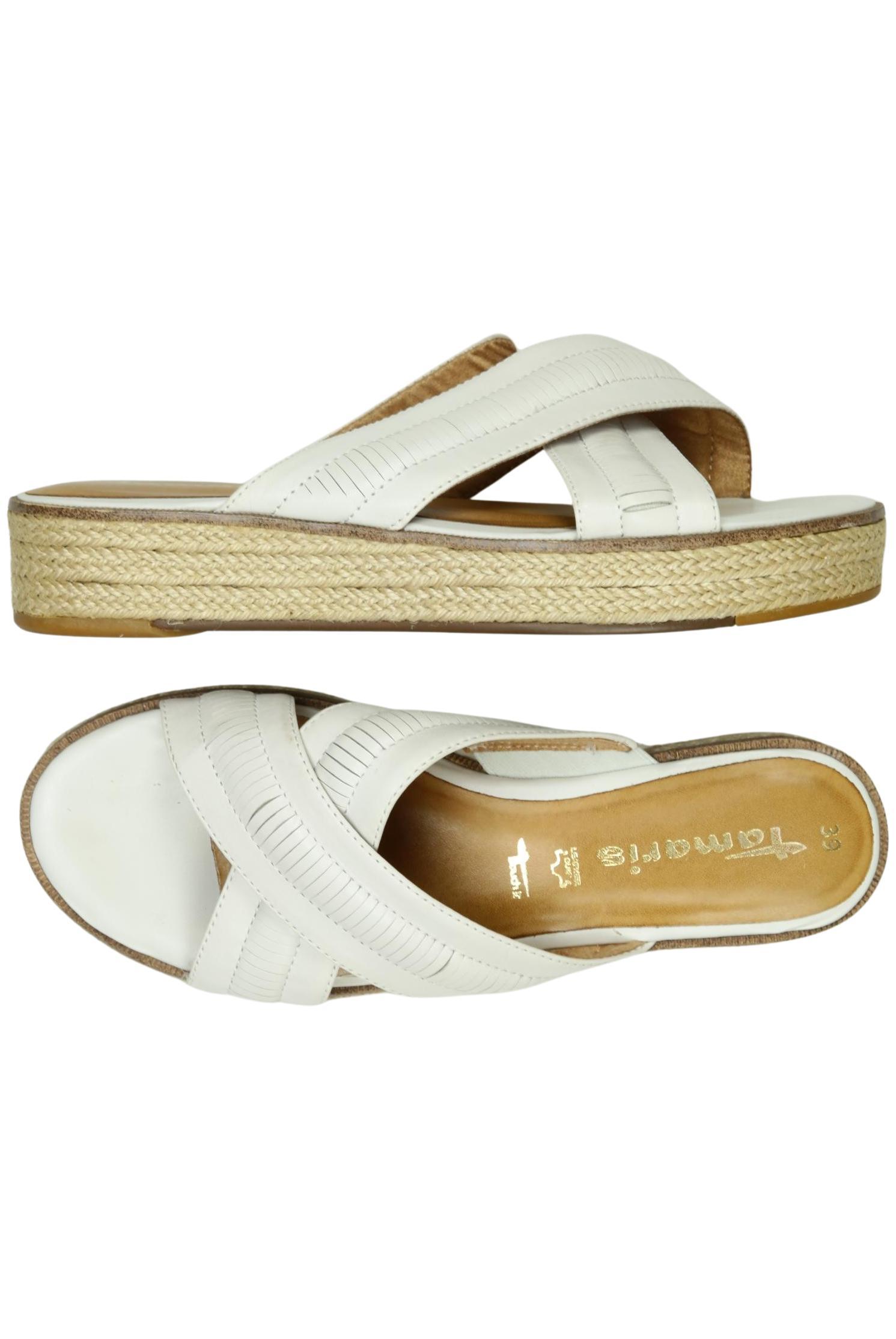 

Tamaris Damen Sandale, weiß, Gr. 39