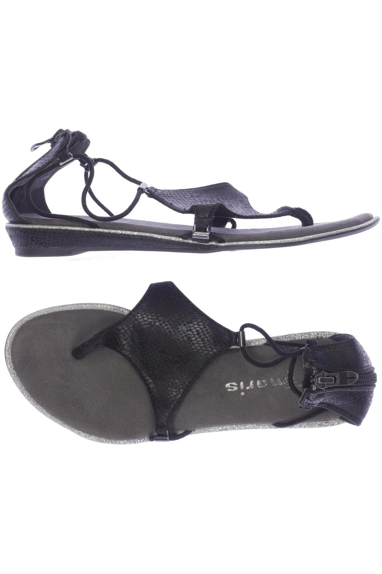 

Tamaris Damen Sandale, schwarz, Gr. 36