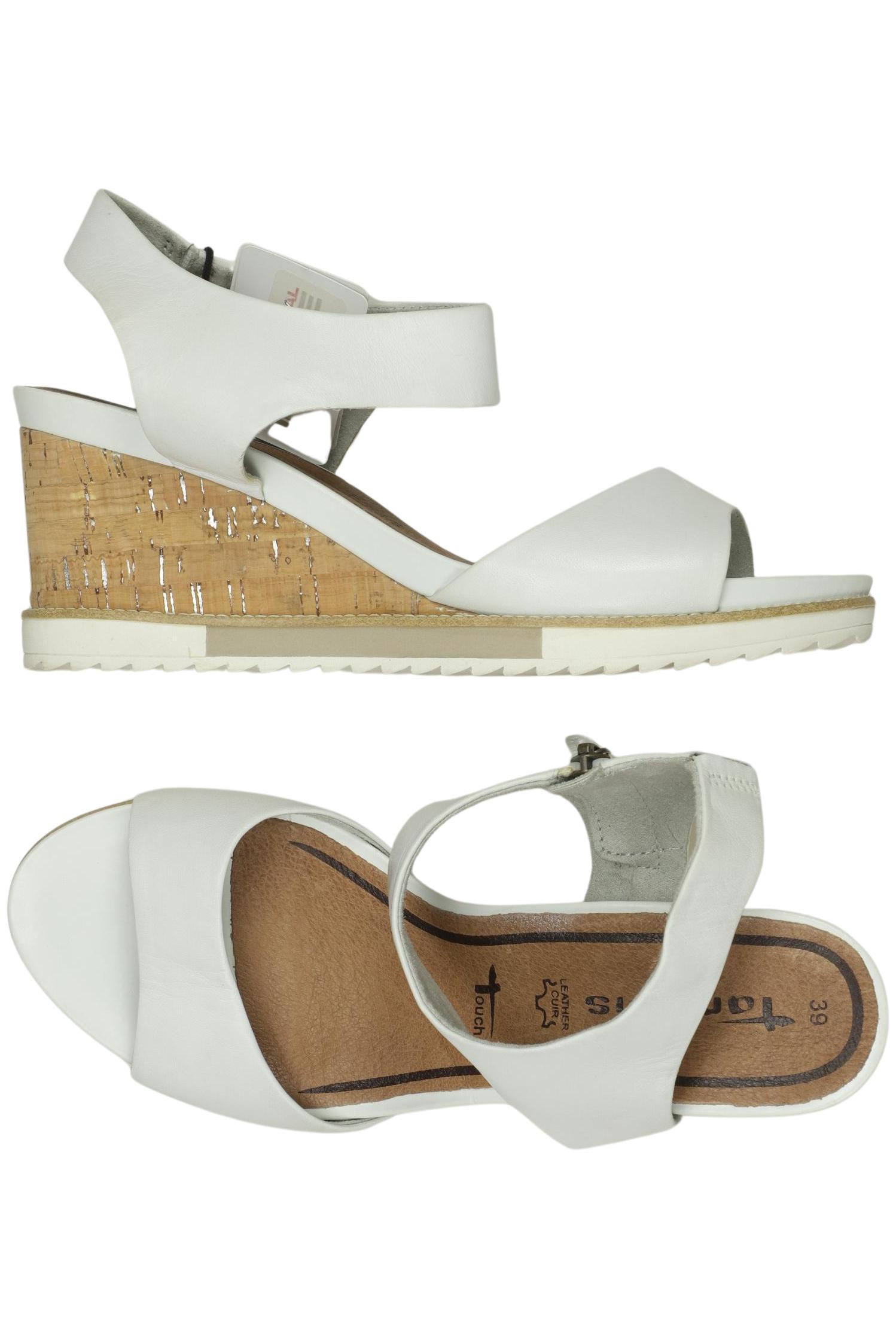 

Tamaris Damen Sandale, weiß, Gr. 39